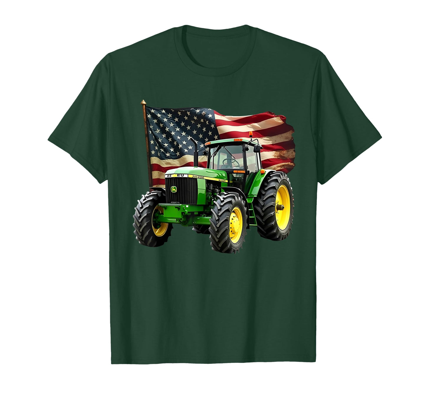 Agriculture Farm Tractor USA Flag tractor American farm USA T-Shirt