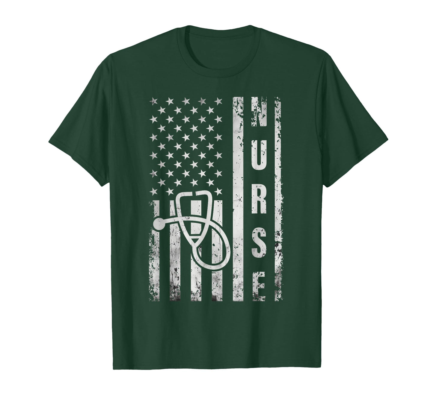 Funny American Flag Nurse Day Idea Nurses Life T-Shirt