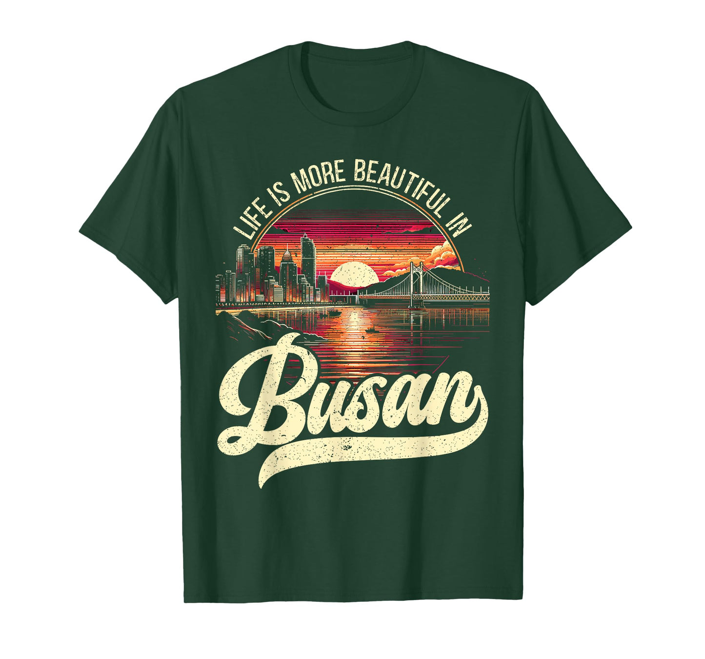 Busan South Korea Country Travel Vacation Korean T-Shirt