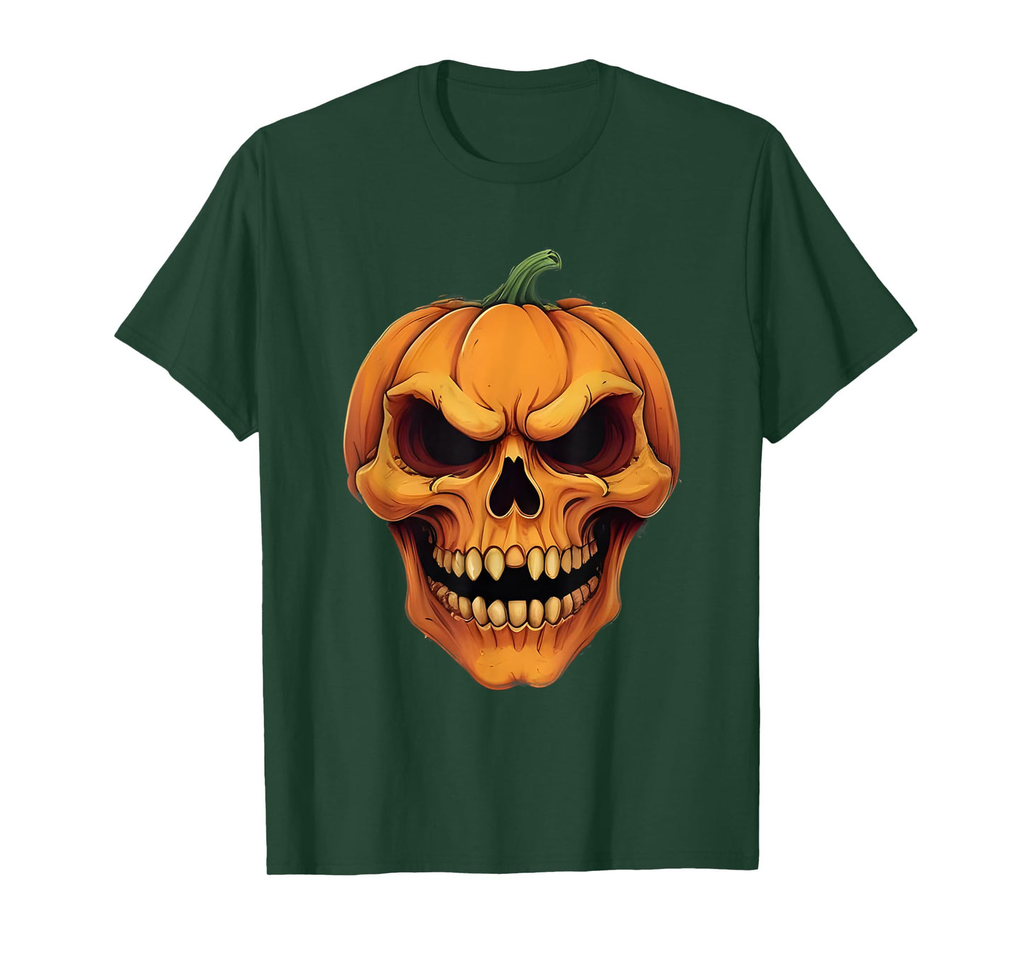 Halloween Skull Pumpkin T-Shirt