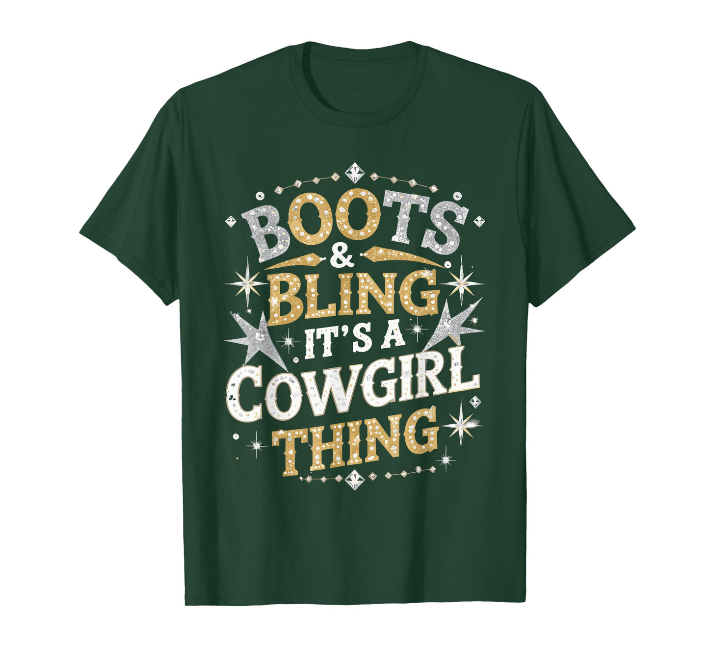 Boots and Bling It's Cowgirl Thing Western Country Melanin T-Shirt