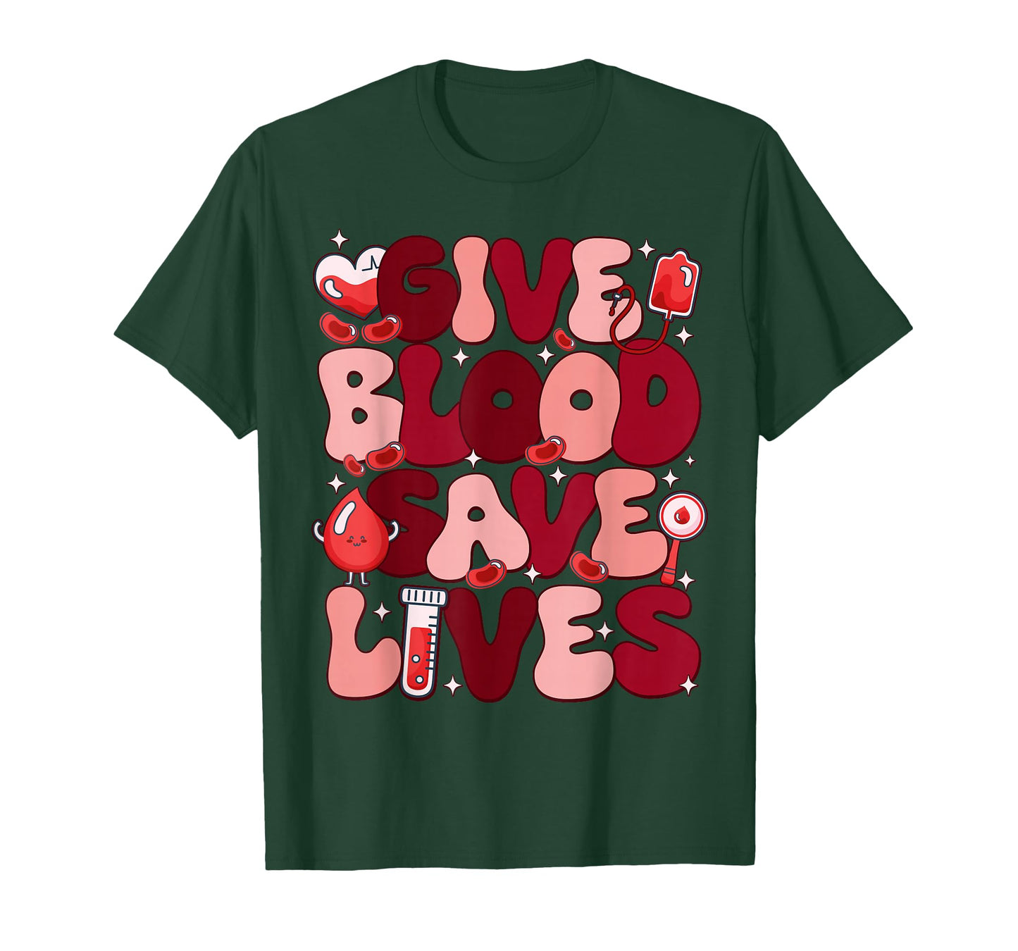 Give Blood Save Lives Blood Donation World Blood Donor Day T-Shirt