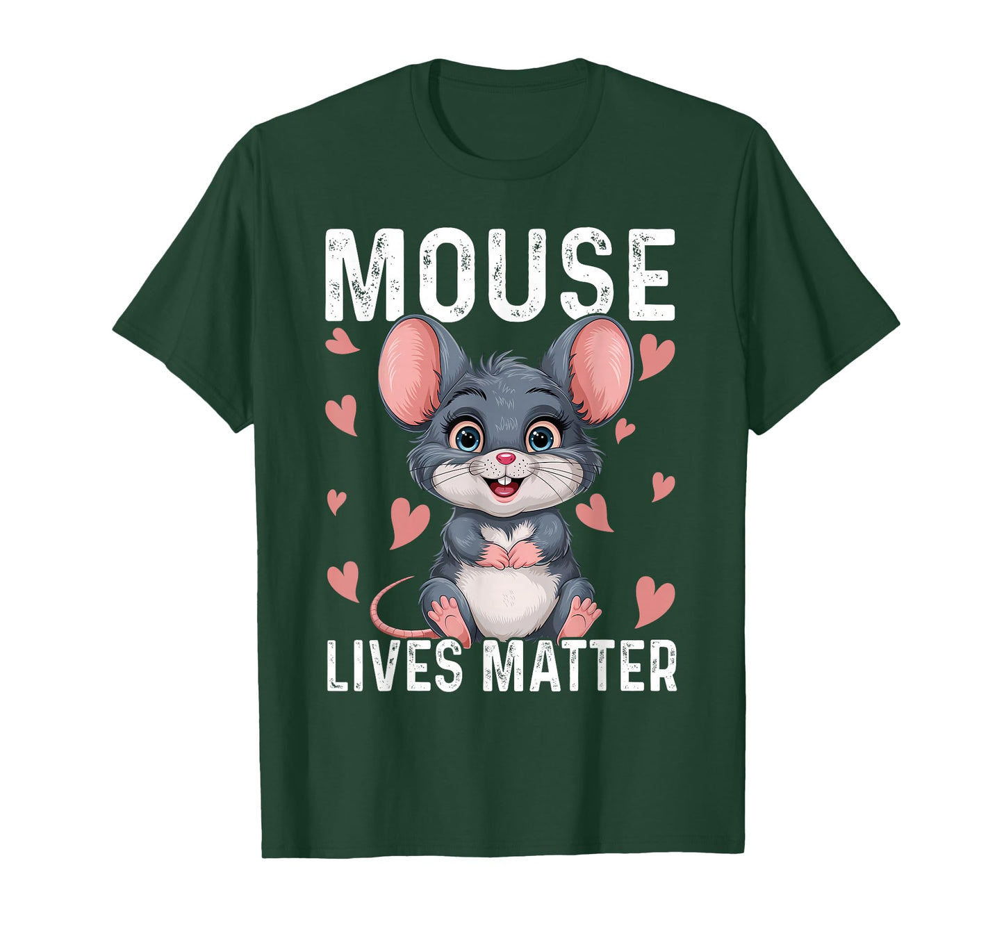 Funny Mice Design Mouse Lives Matter T-Shirt
