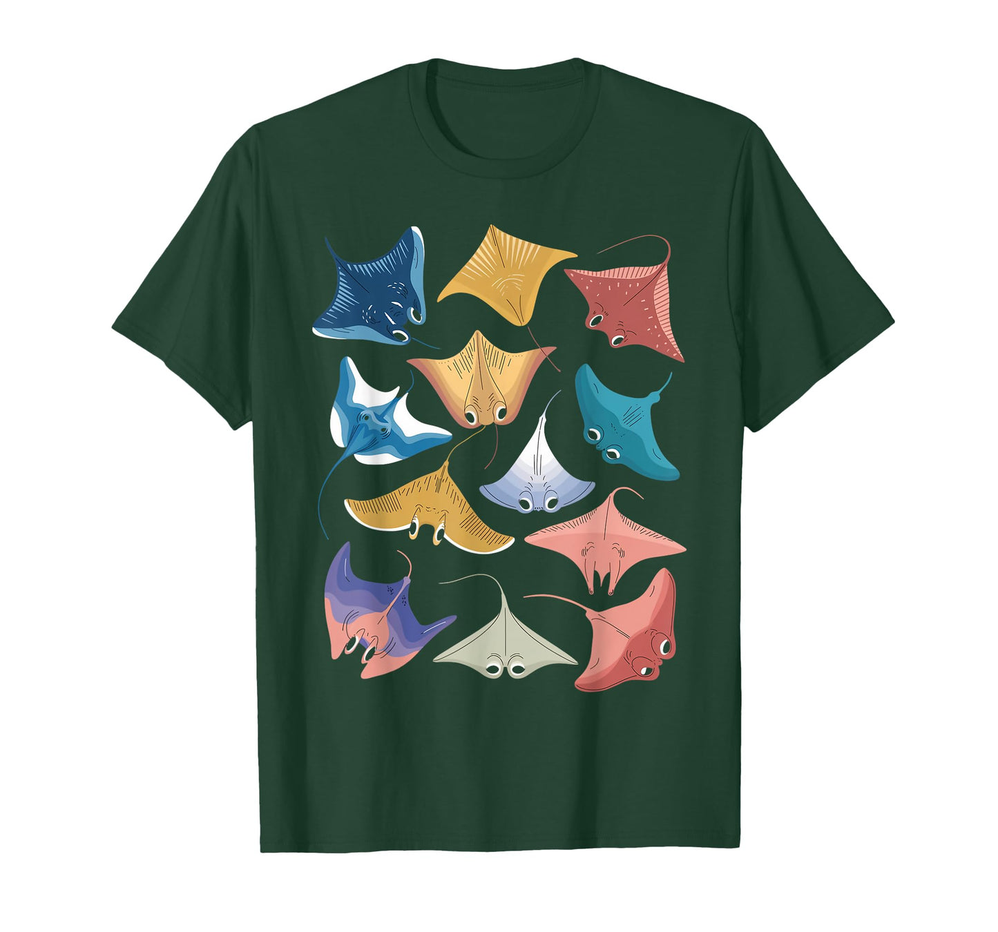 Sea Ocean Stingray Animal Different Manta Ray T-Shirt