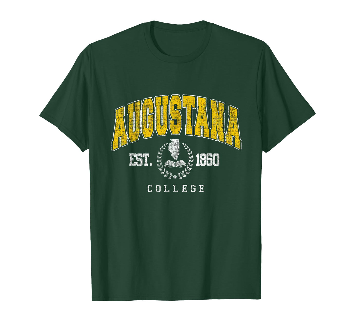 Augustana Arch Athletic Vintage Sports Tee Men Women T-Shirt