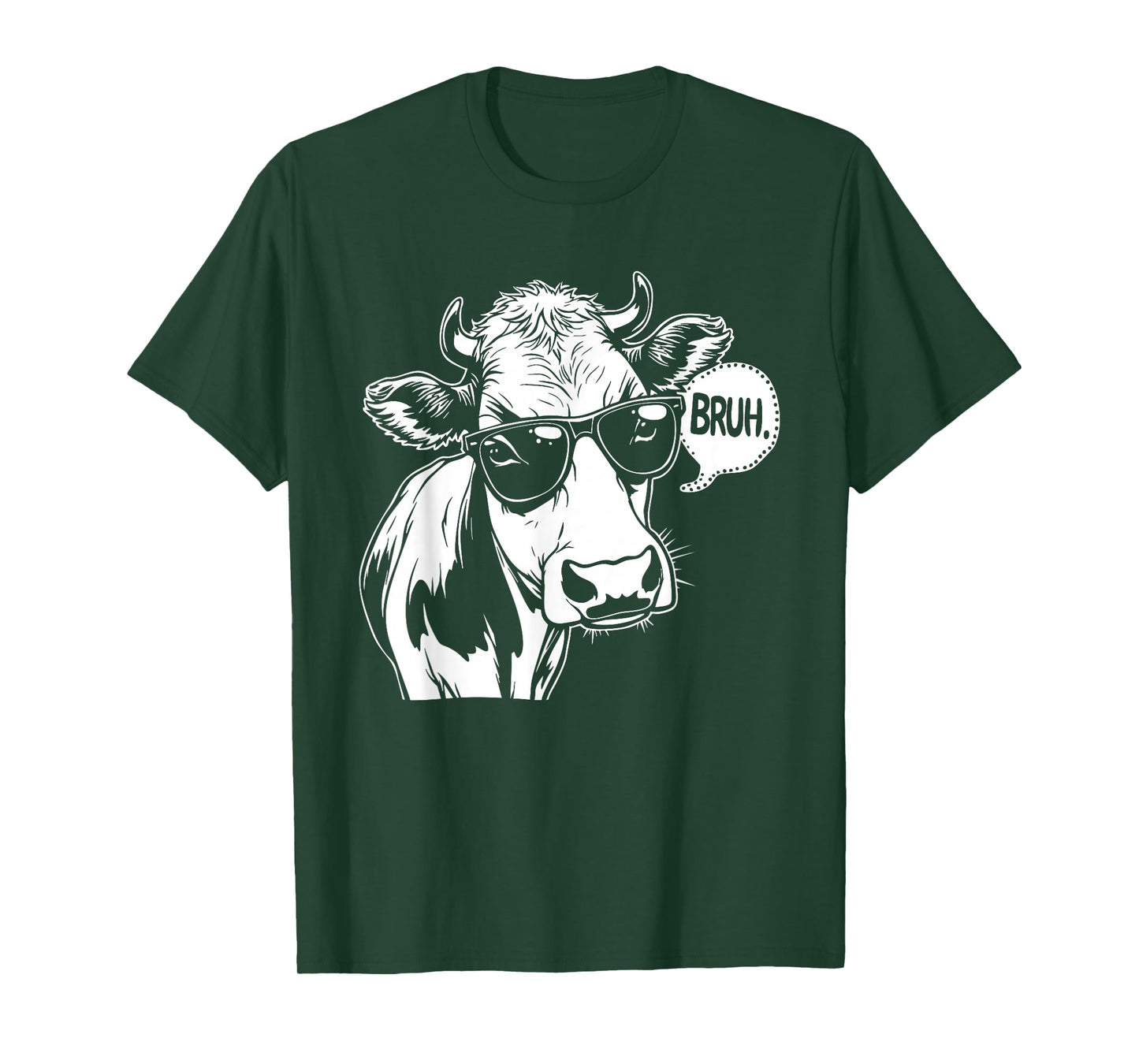 BRUH cow Funny cow Lover BRUUUH Meme Saying Slang T-Shirt