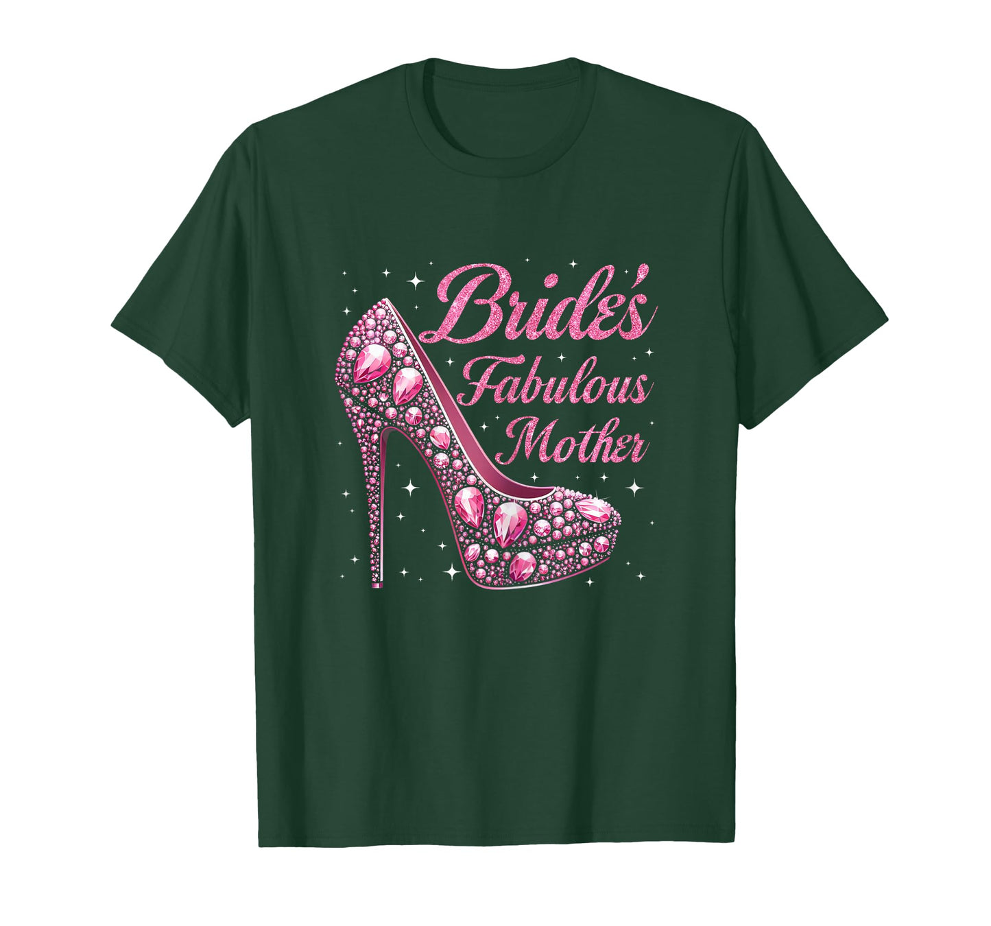 Mother's Fabulous Bride Happy Wedding Married Day Vintage T-Shirt