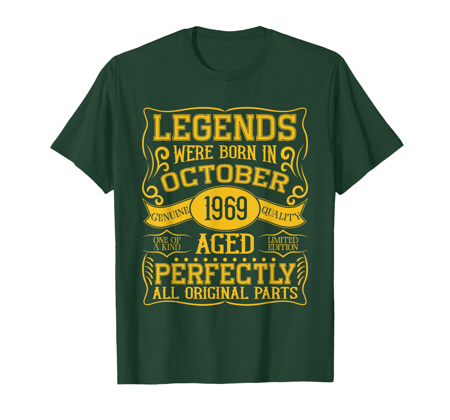 55th Birthday Legends Were Born In October 1969 T-Shirt
