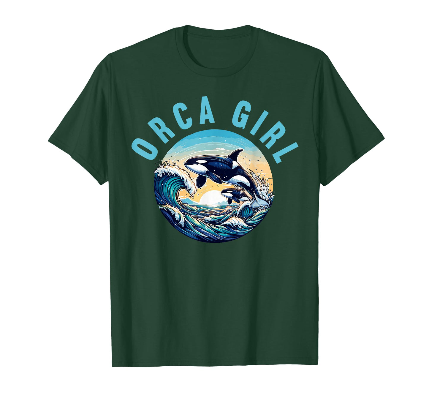 Orca Kids Girl Orca Whale T-Shirt