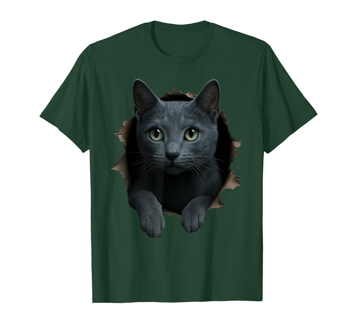 Russian Blue Cat Lovers Adorable Animal Pet Cat Owners Men Women Kids T-Shirt