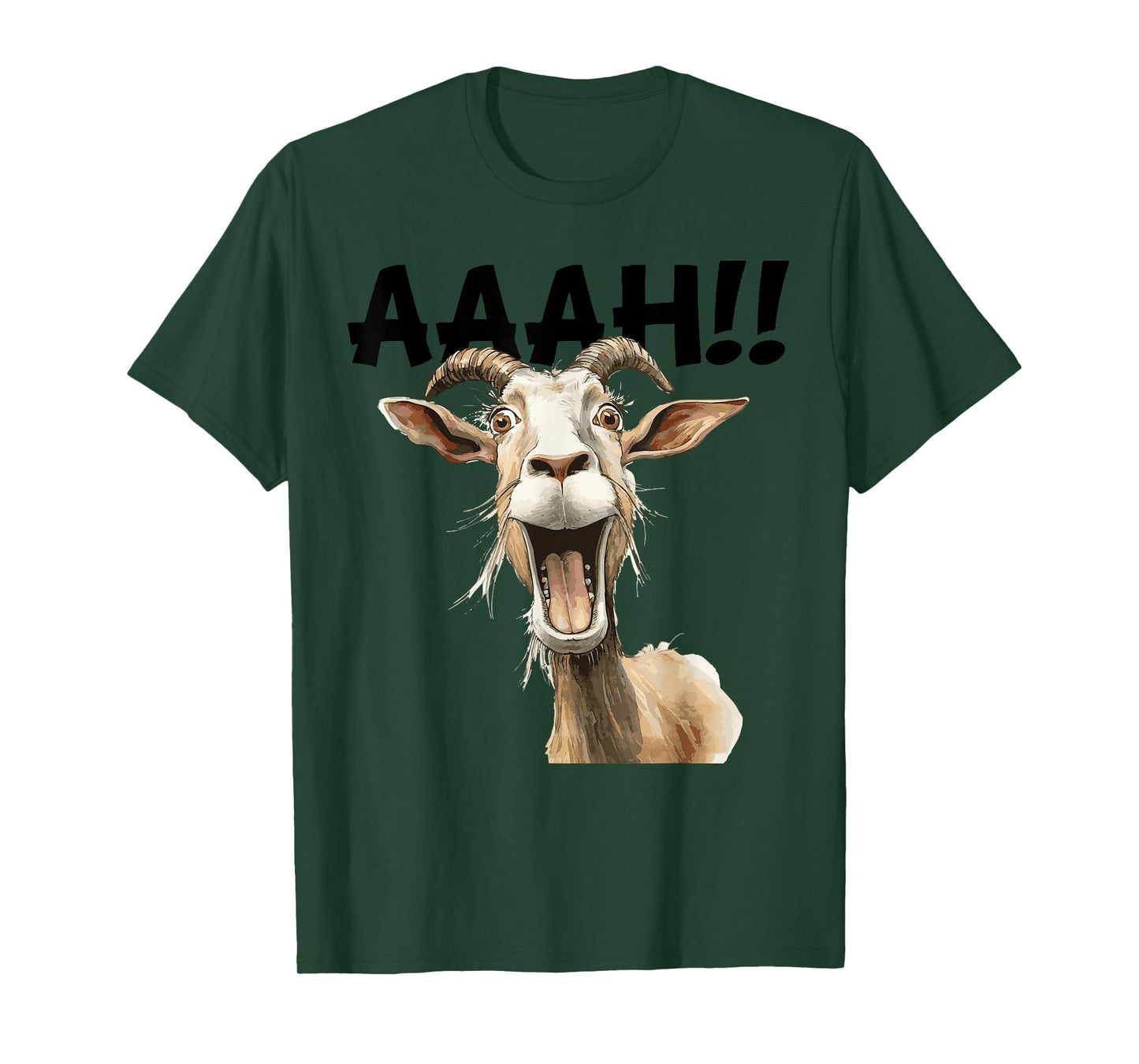 funny screaming Goat T-Shirt