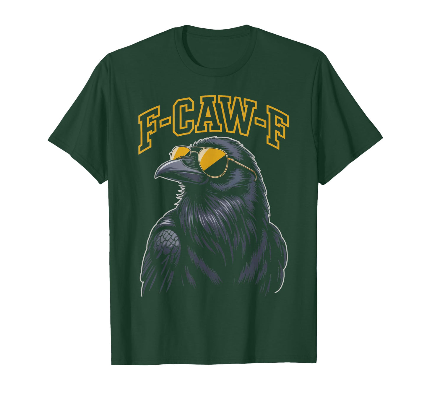F-Caw-F Animal FcawF Gothic Birds Animal Humor Funny Crow T-Shirt