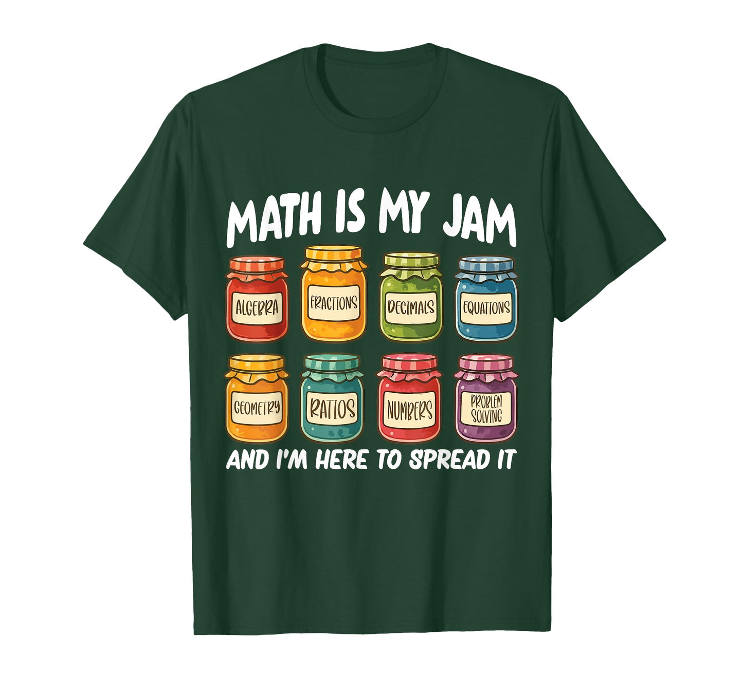 Math is My Jam - Funny Math Teacher T-Shirt