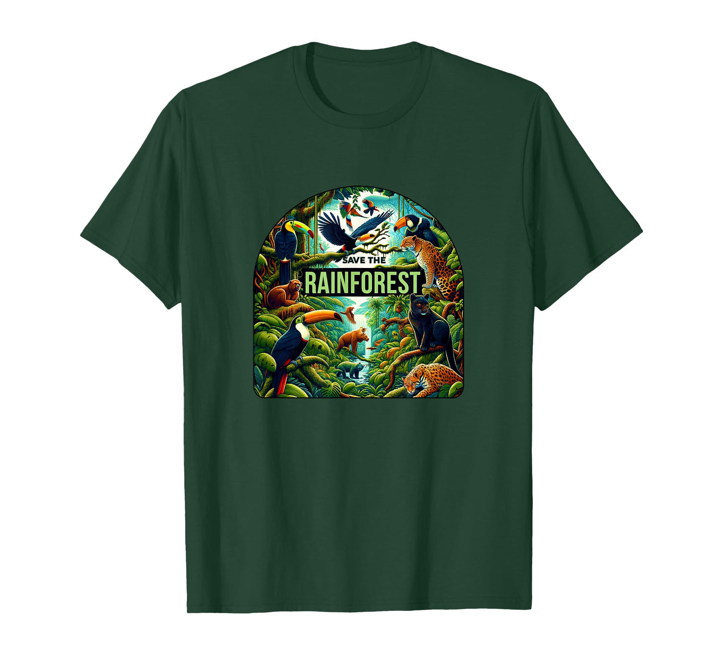 Save The Rainforest - Protect Wildlife Eco Conservation - T-Shirt