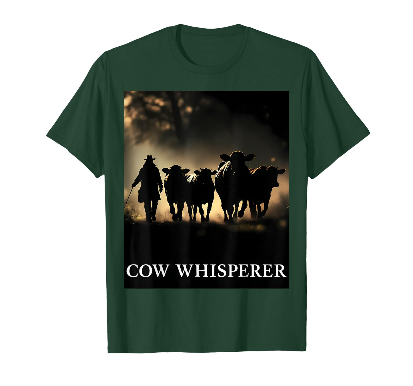 Highland Cow Lovers Funny Cow Whisperer Graphic for Farmers T-Shirt