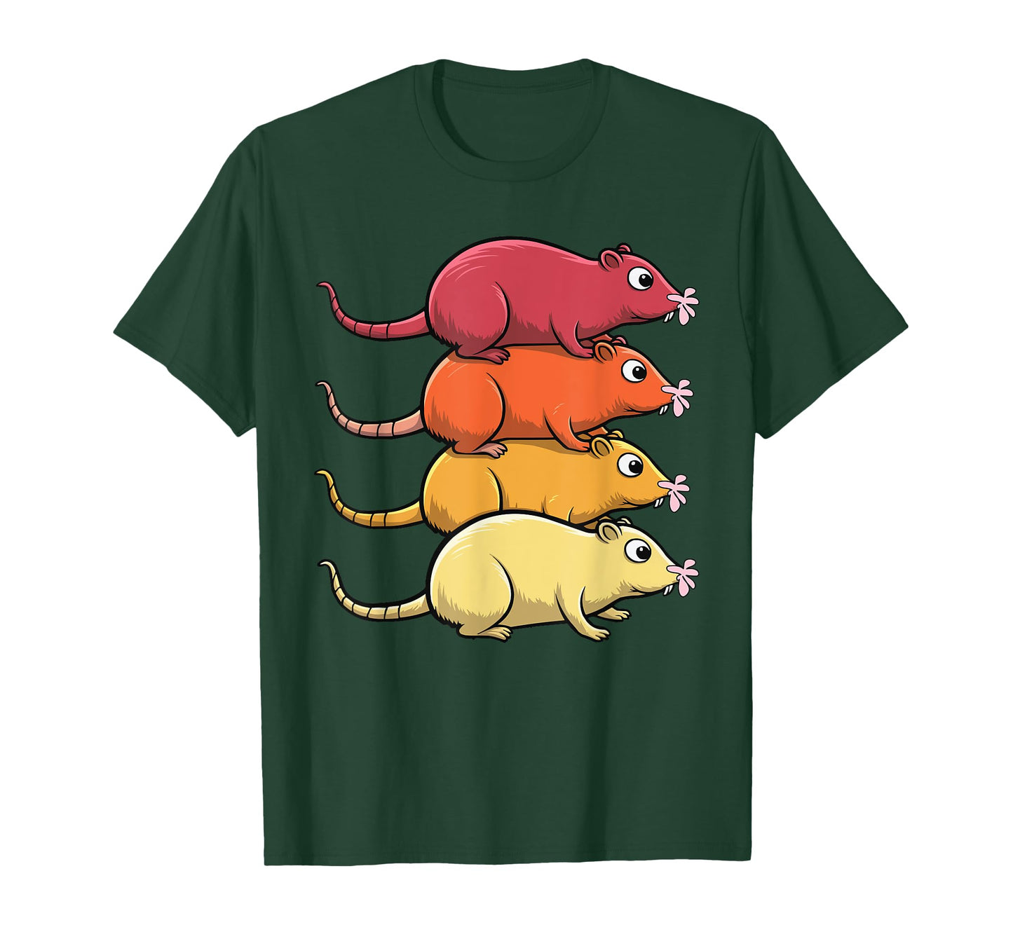 Retro Star Nosed Mole Digging Wildlife Animal Lover T-Shirt