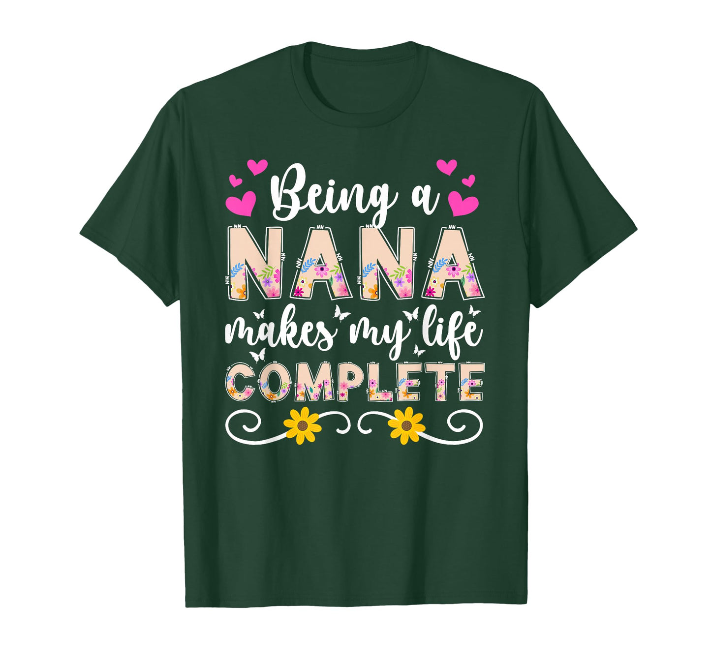Being A Nana Grandma Proud Nana Grandmother T-Shirt