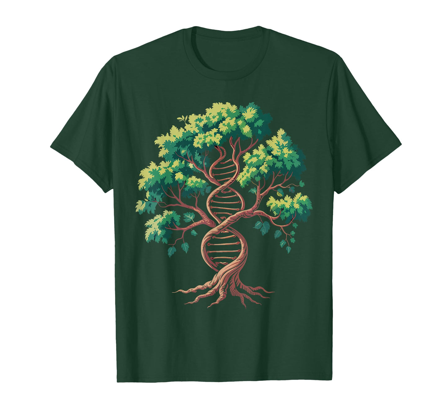 Science Tree of Life DNA Biology Nature Genetics Gifts Women T-Shirt