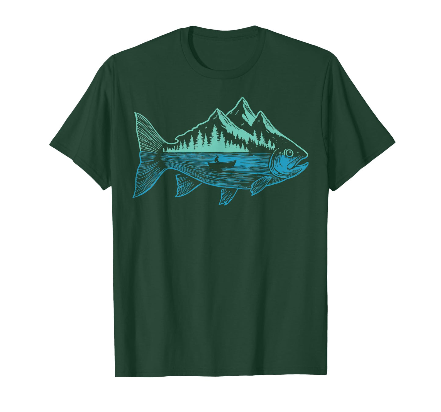 Fish Nature Mountains Wildlife Nature T-Shirt