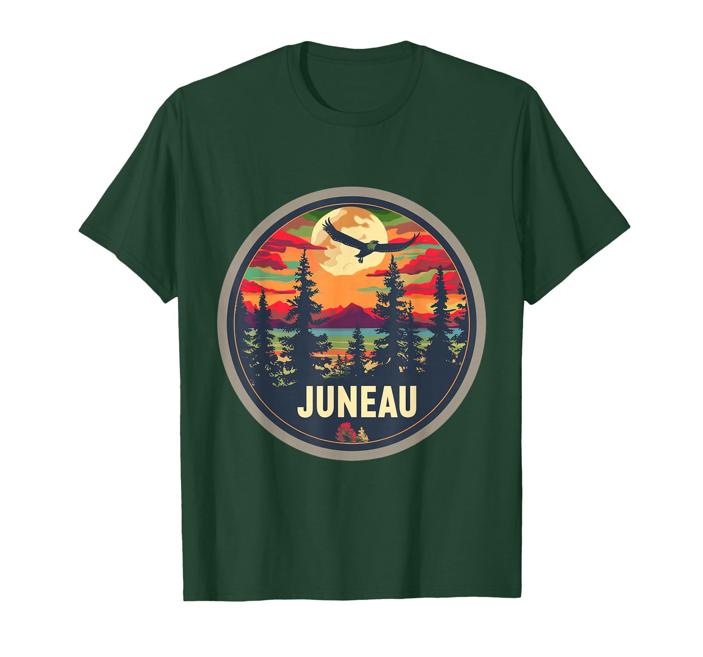 Juneau Alaska Vacation Wildlife Bears Moose Adventure T-Shirt