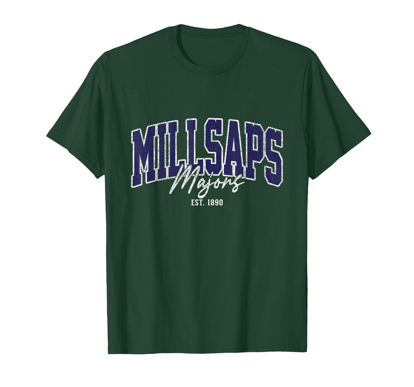 Millsaps Arch Athletic Vintage Sports Tee Men Women T-Shirt