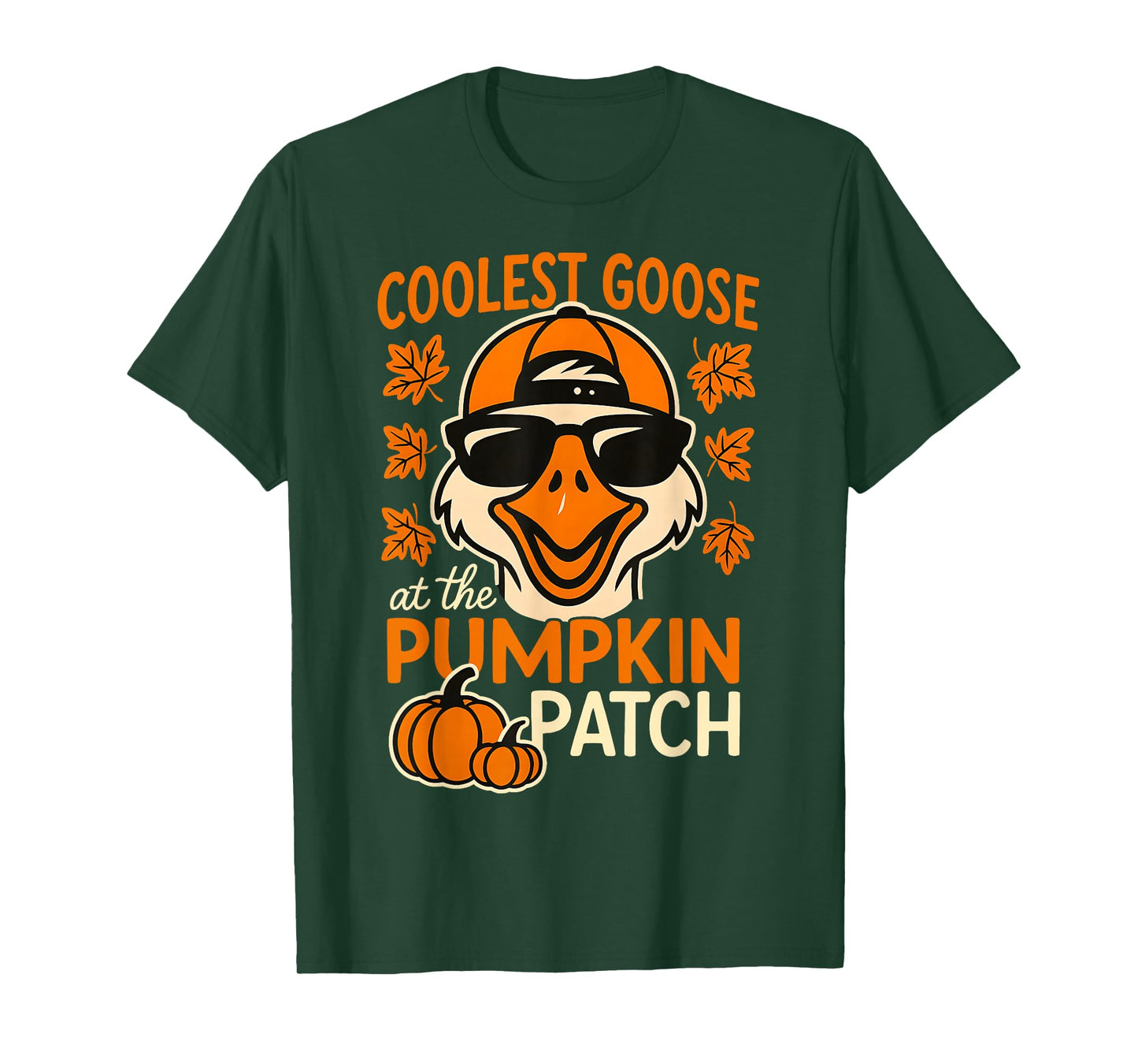 HUGvyn Halloween: Goose Coolest Pumpkin In The Patch Boy Kid T-Shirt