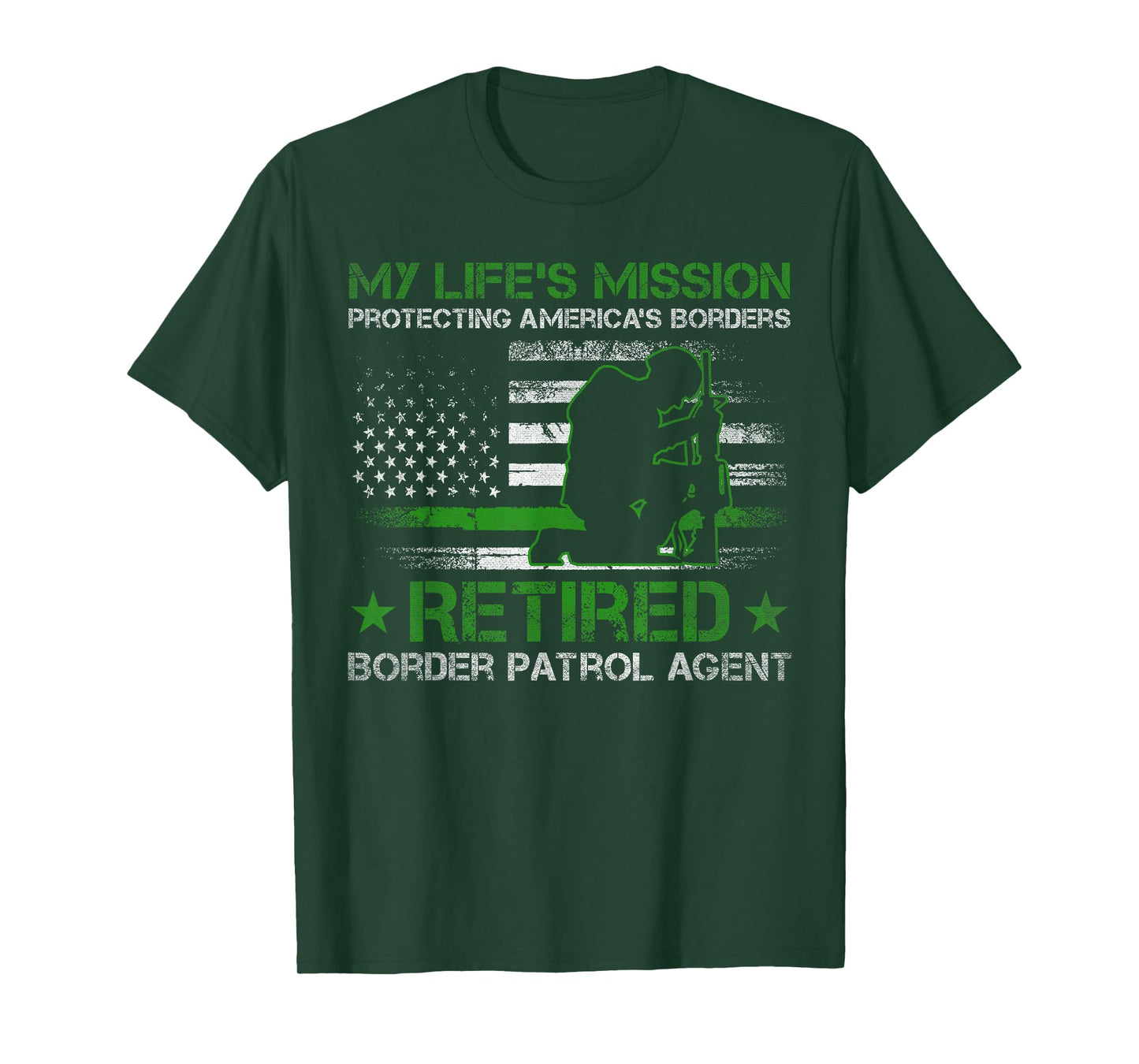 Protecting Americas Borders - Retired Border Patrol Agent T-Shirt