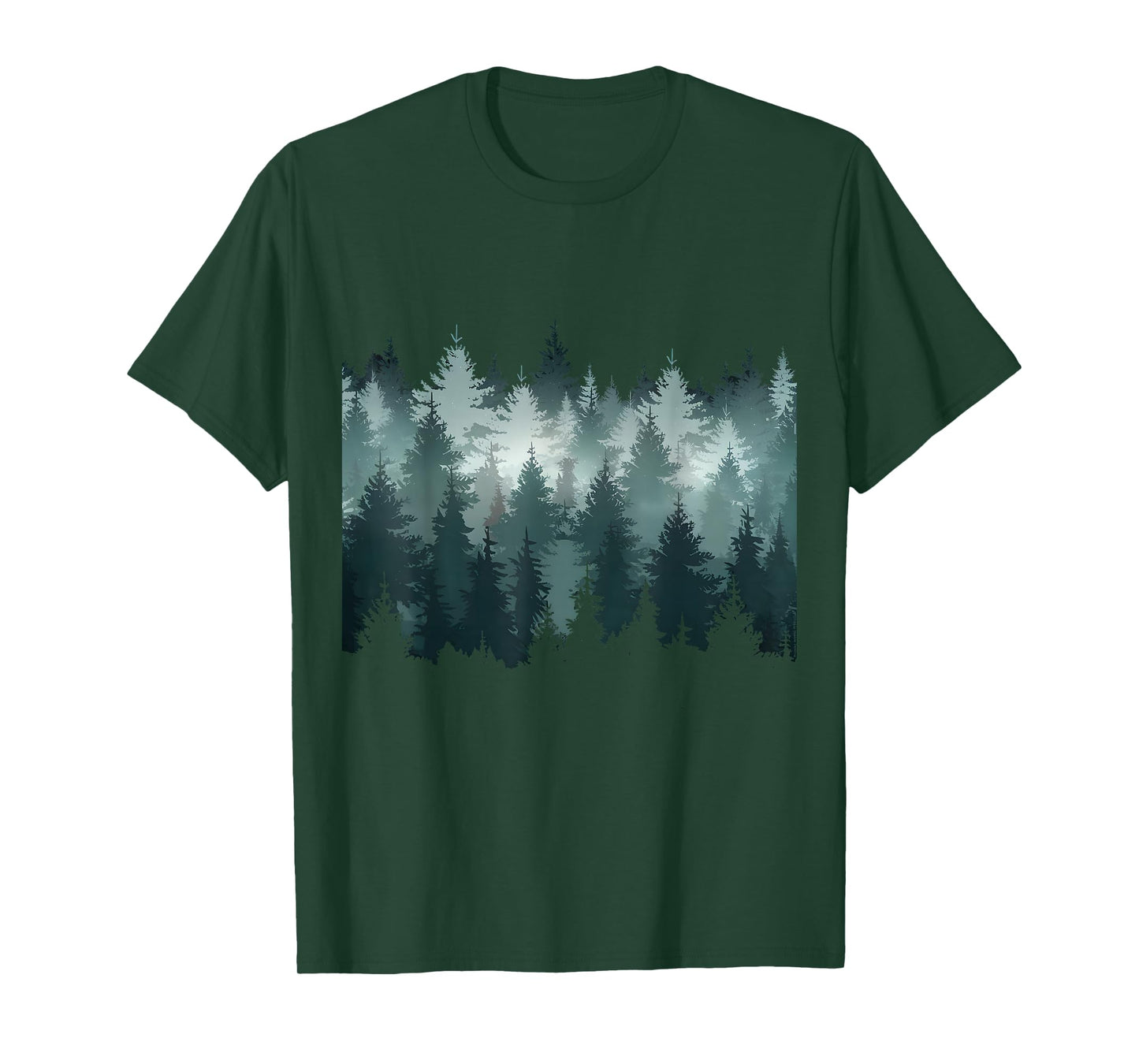 Trees Nature Mountains Adventure Outdoor Wildlife Forest T-Shirt