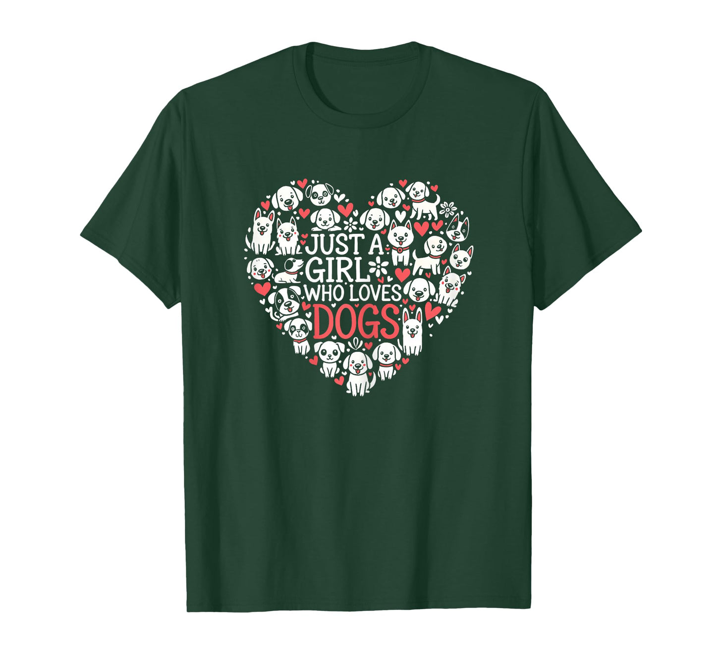 Cute Dog Lover Cute Puppy Girl Design T-Shirt