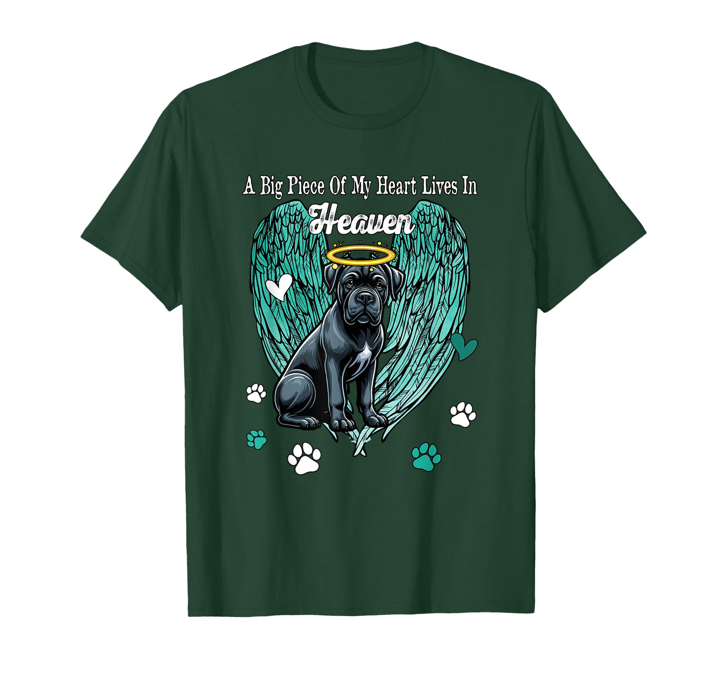 Heart Lives In Heaven Costume Cane Corso Memories Owner T-Shirt