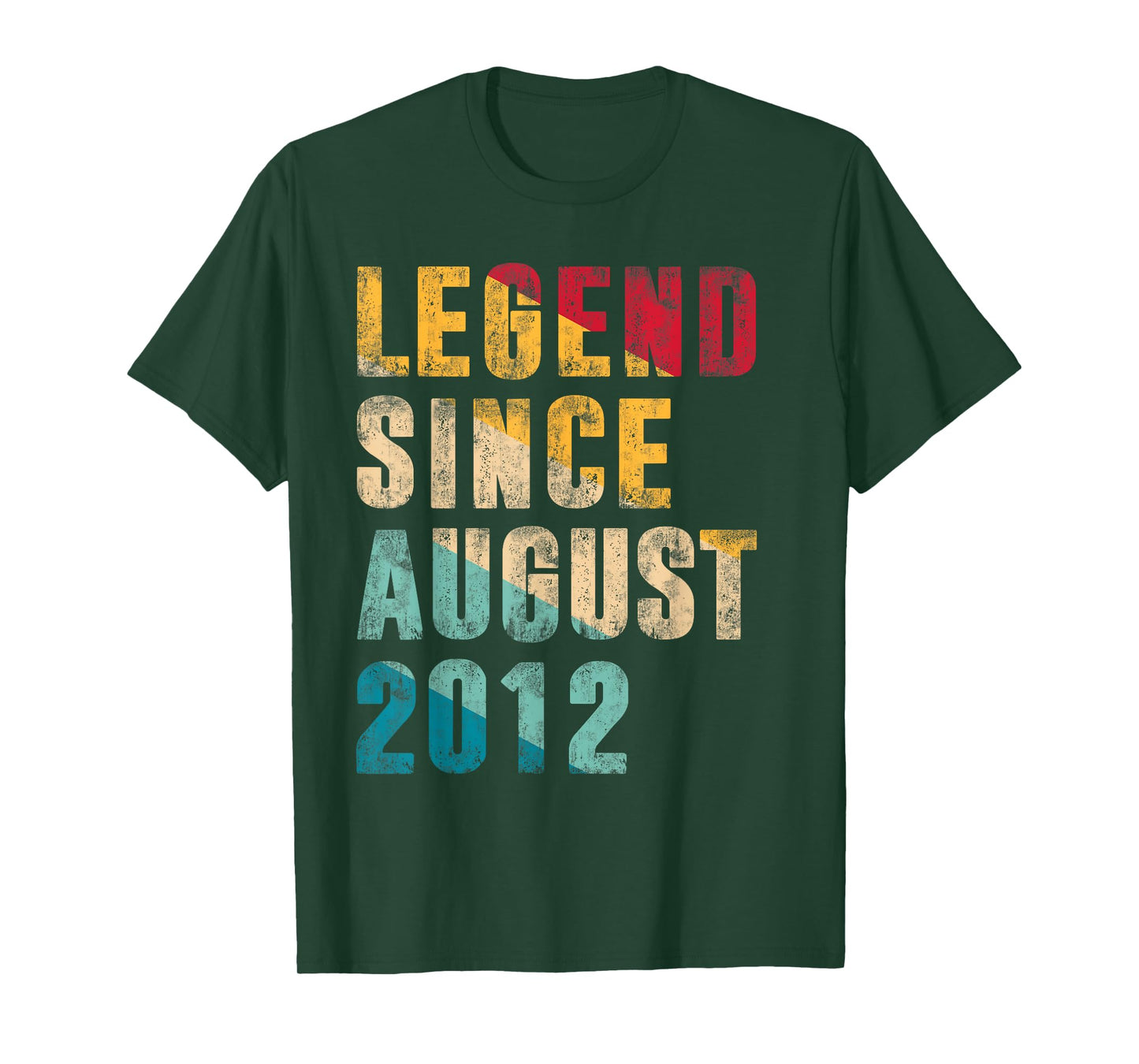 Legend Since August 2012 - 13 Year Old Gifts - 13th Birthday T-Shirt
