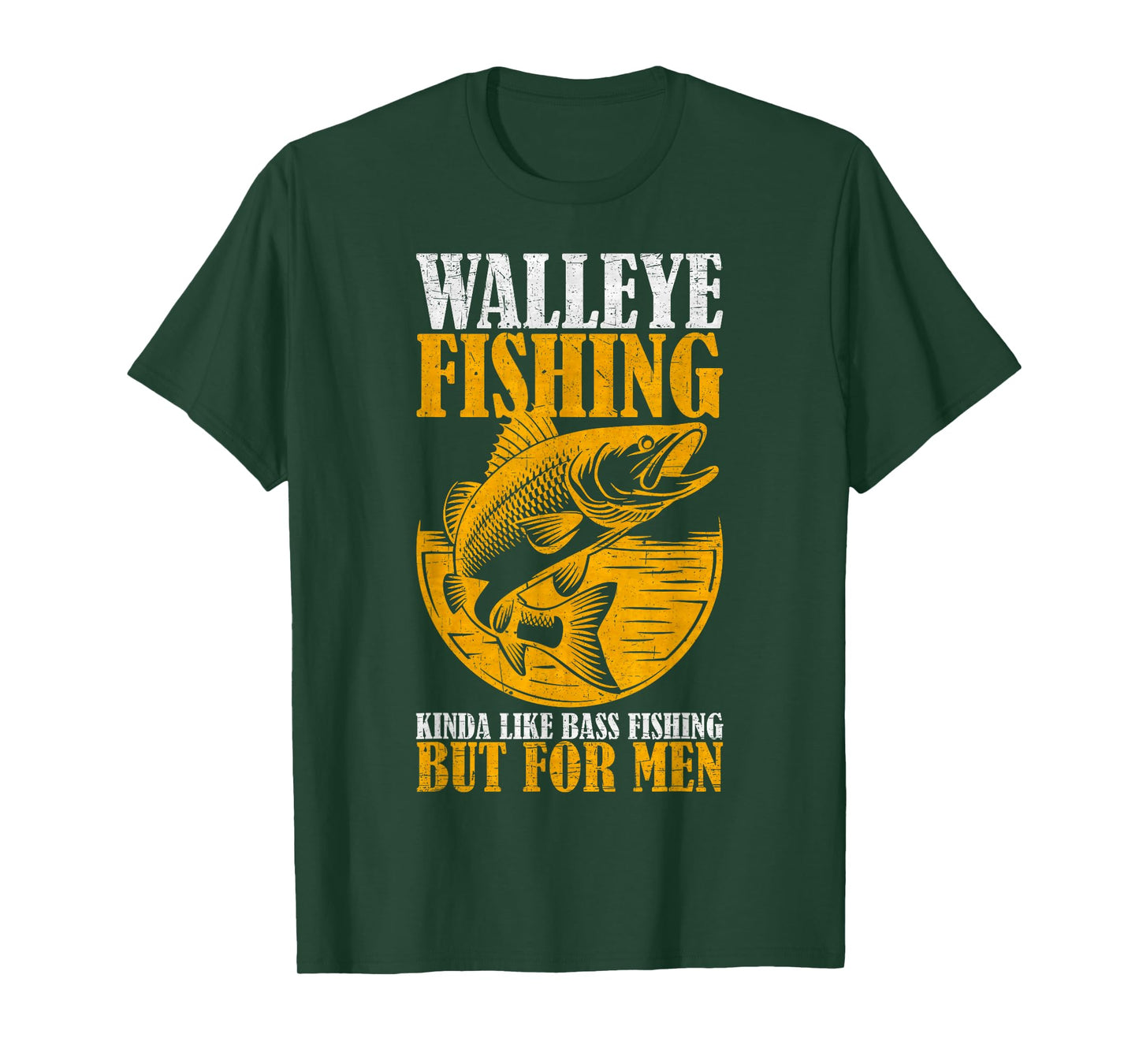 Vintage Walleye Fishing For Men, Fisherman, Fishing Lover T-Shirt