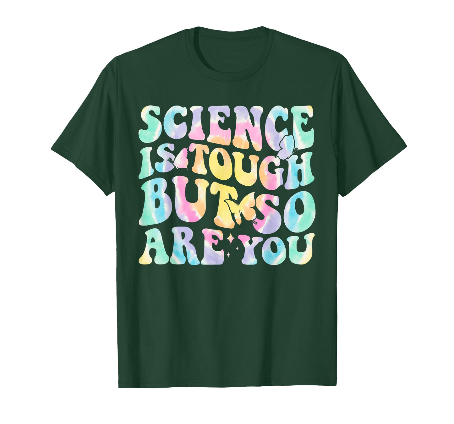 Science Is Tough But So Are You Back T School Teacher Groovy T-Shirt