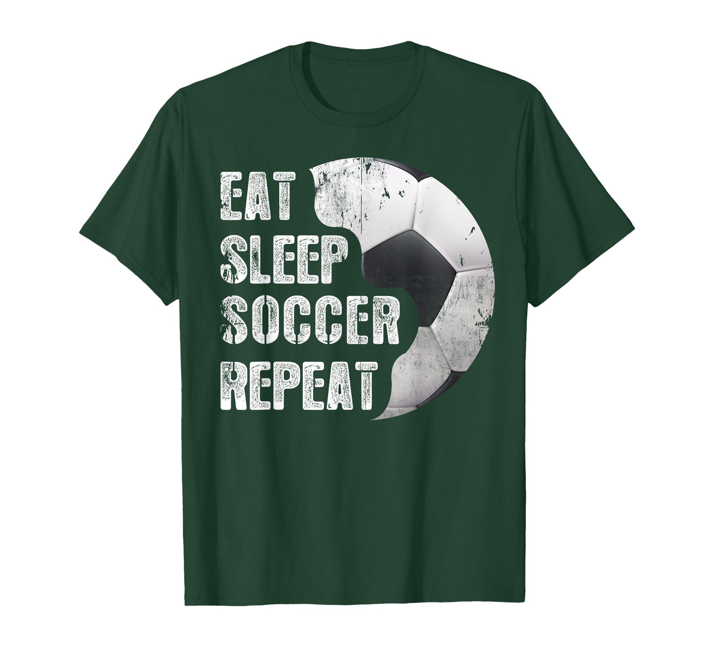 EAT SLEEP SOCCER REPEAT Funny Baseball Softball Player T-Shirt