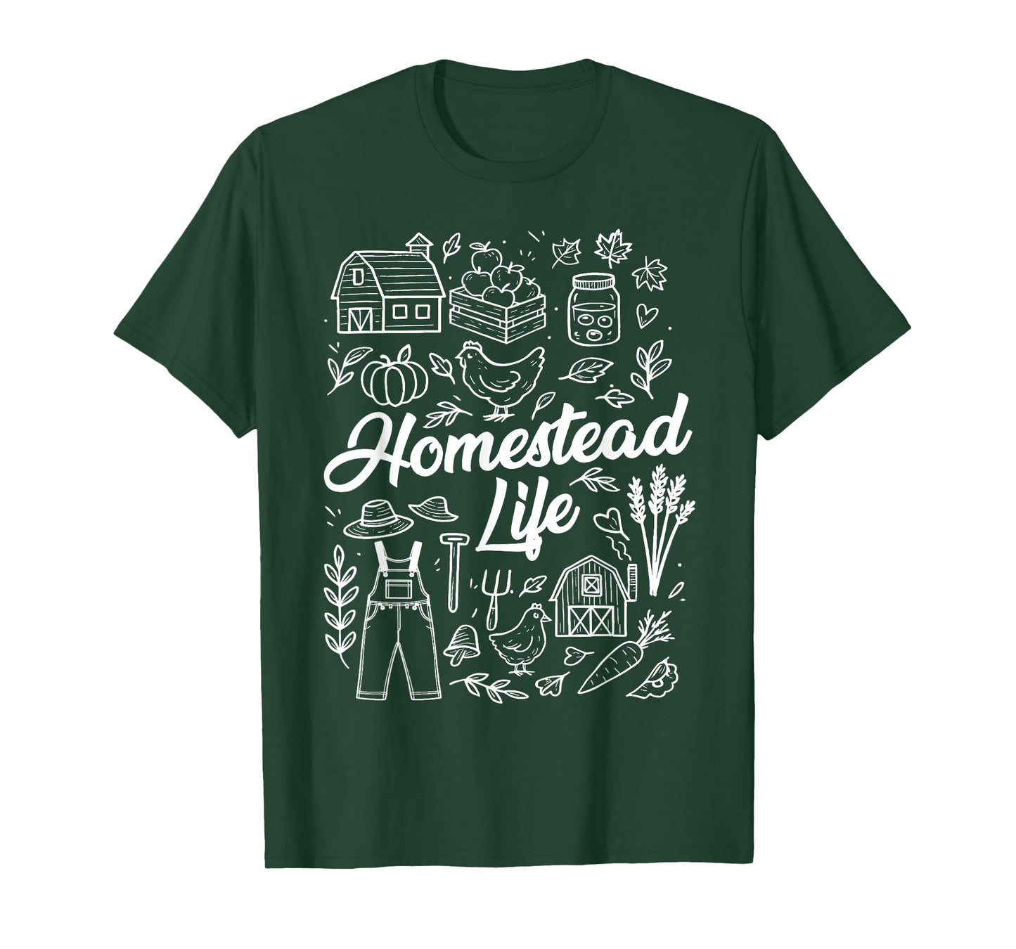 Homestead Mom Farmer Homegrown Crunchy Mama Homestead Life T-Shirt