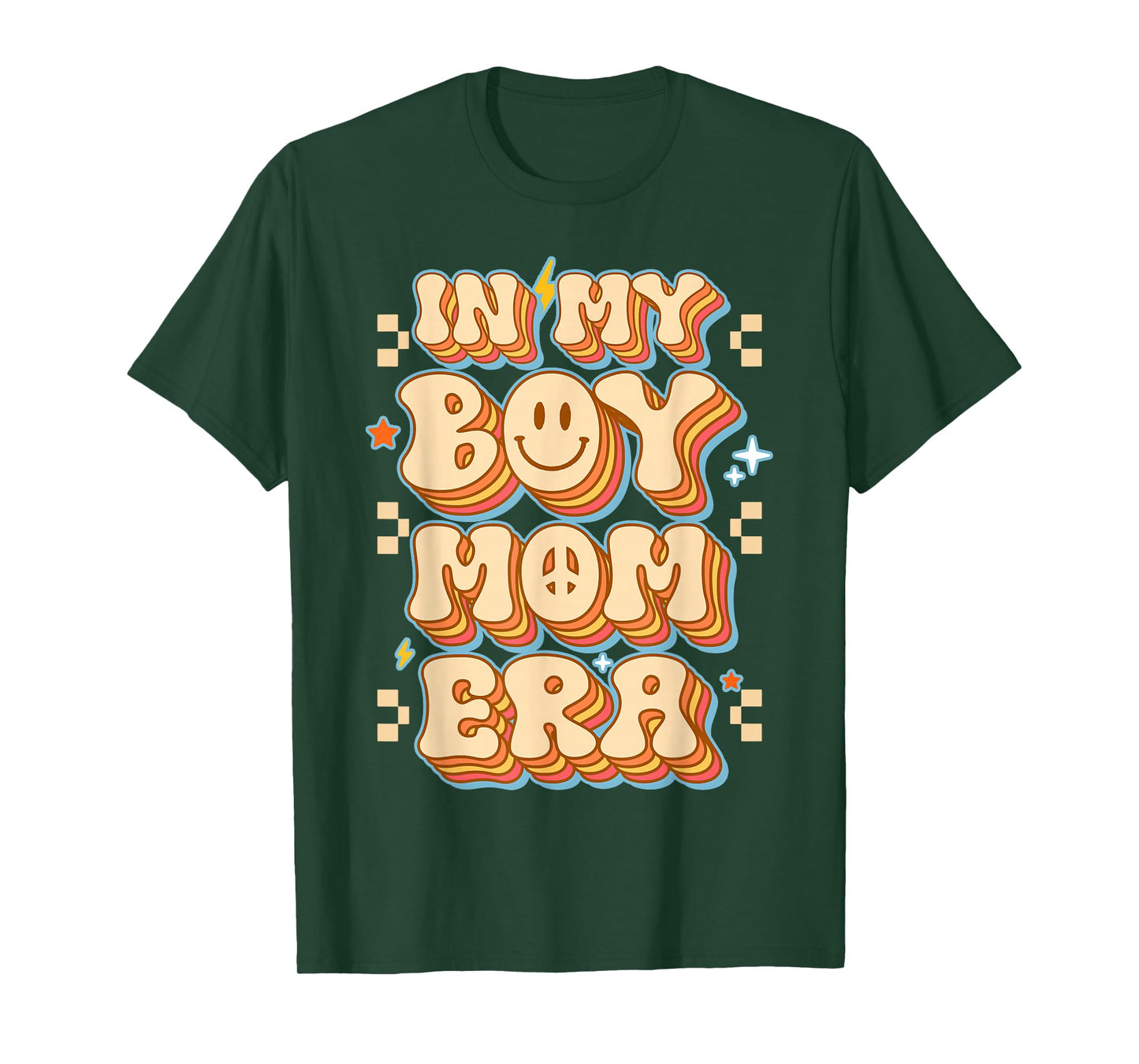 In My Boy Mom Era Retro Shirt Mother's Day Gift T-Shirt