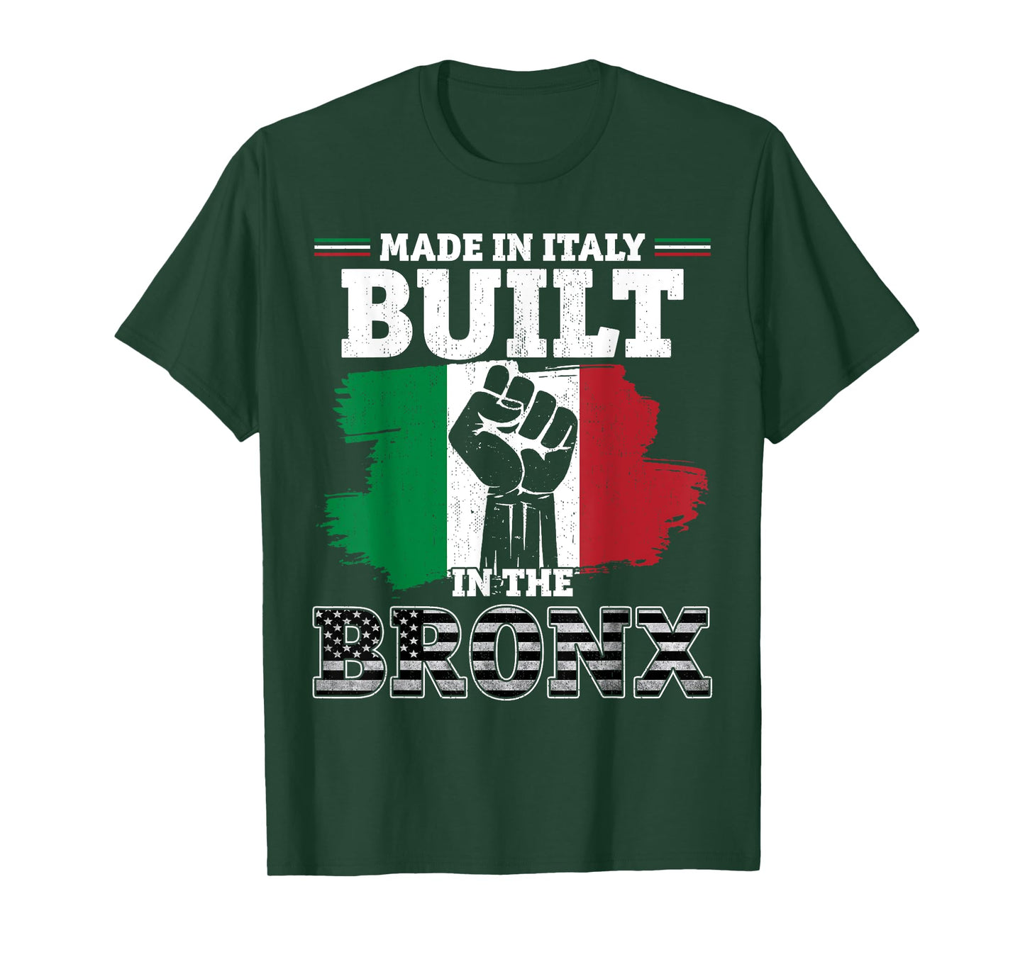 From Italy Raised in the Bronx - Ideas Gifts Men Women Pride T-Shirt