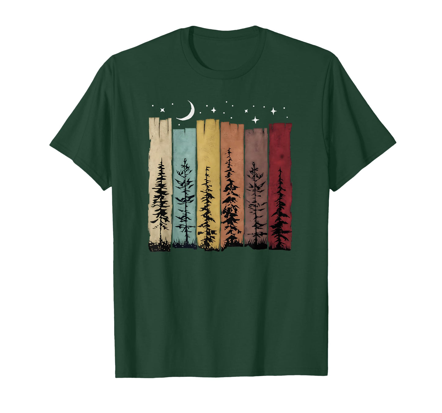 Trees Nature Mountains Adventure Outdoor Wildlife Forest T-Shirt