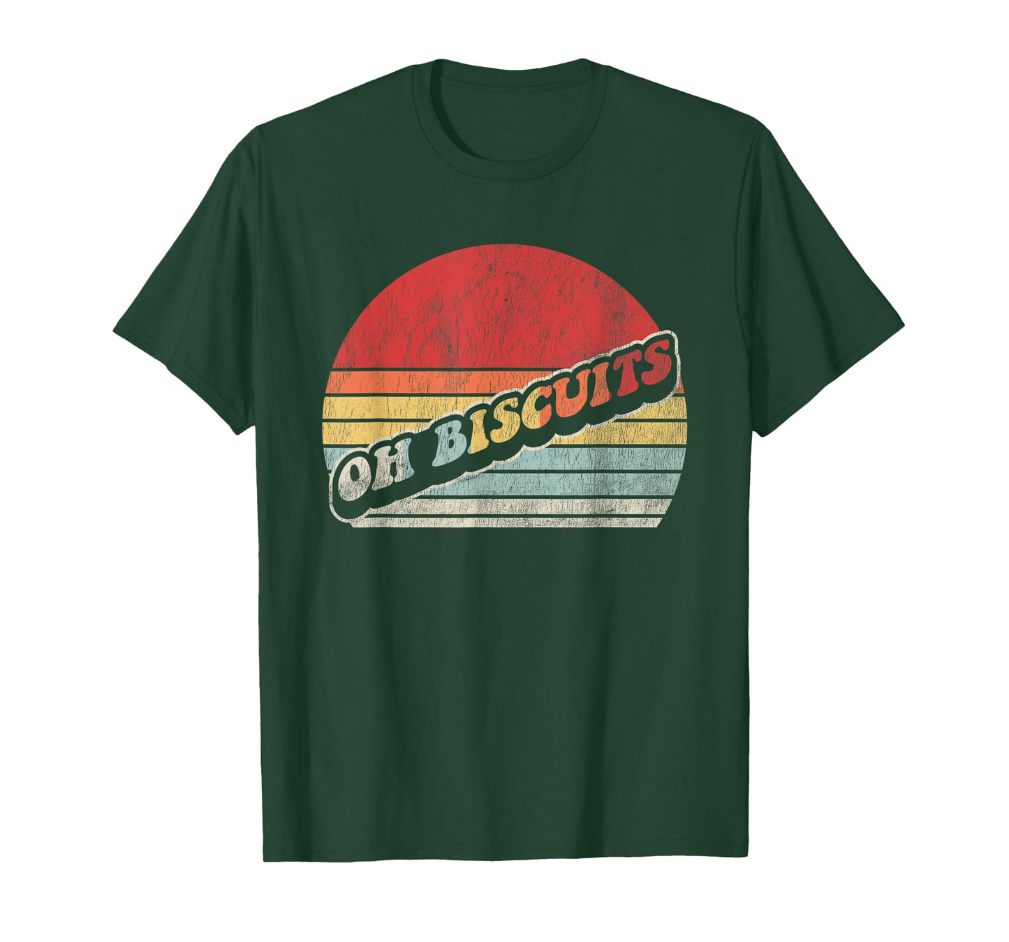 Oh Biscuits Retro Vintage Humor Fun T-Shirt