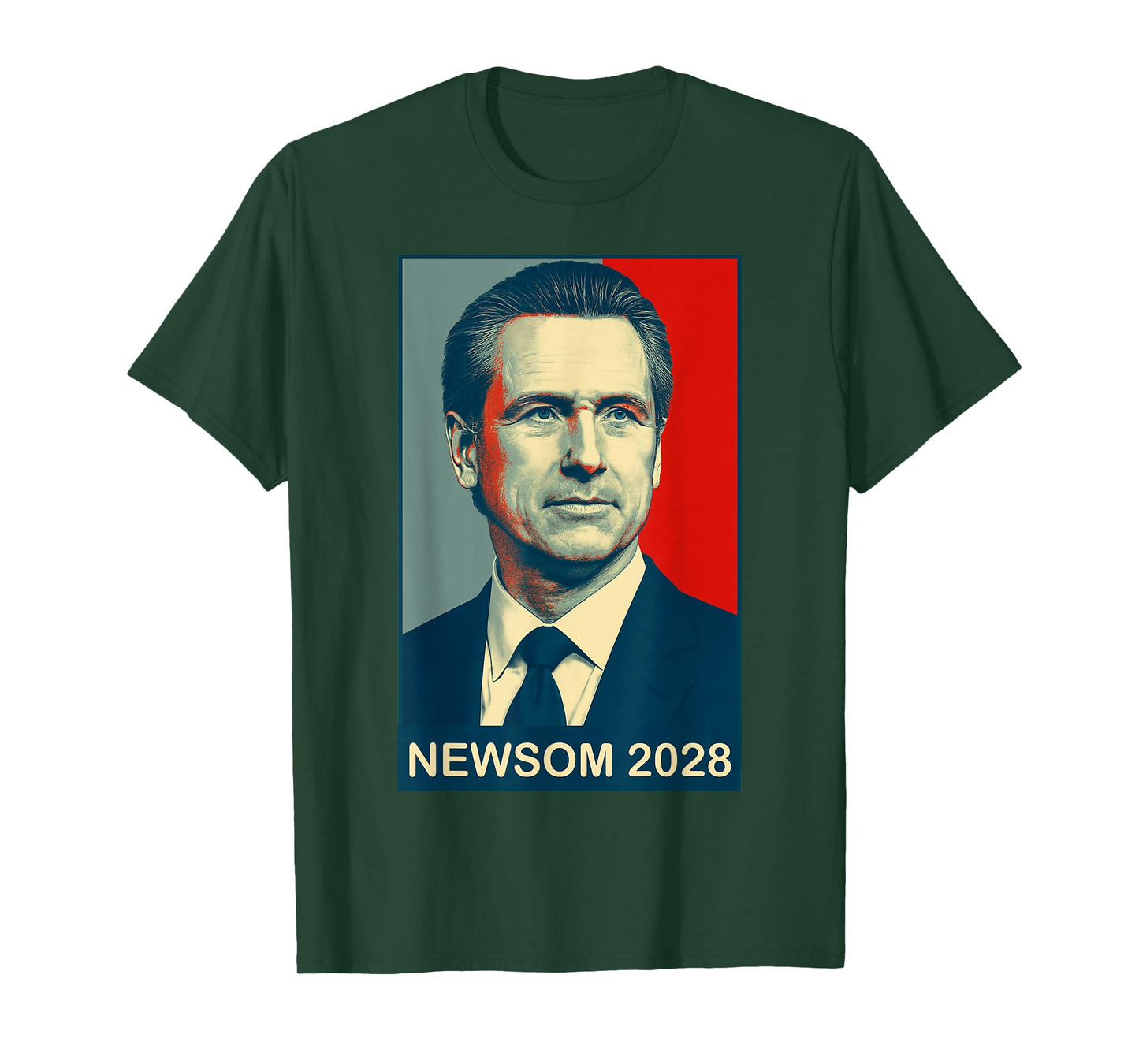Gavin Newsom 2028 President US Election Campaign Hope Style T-Shirt