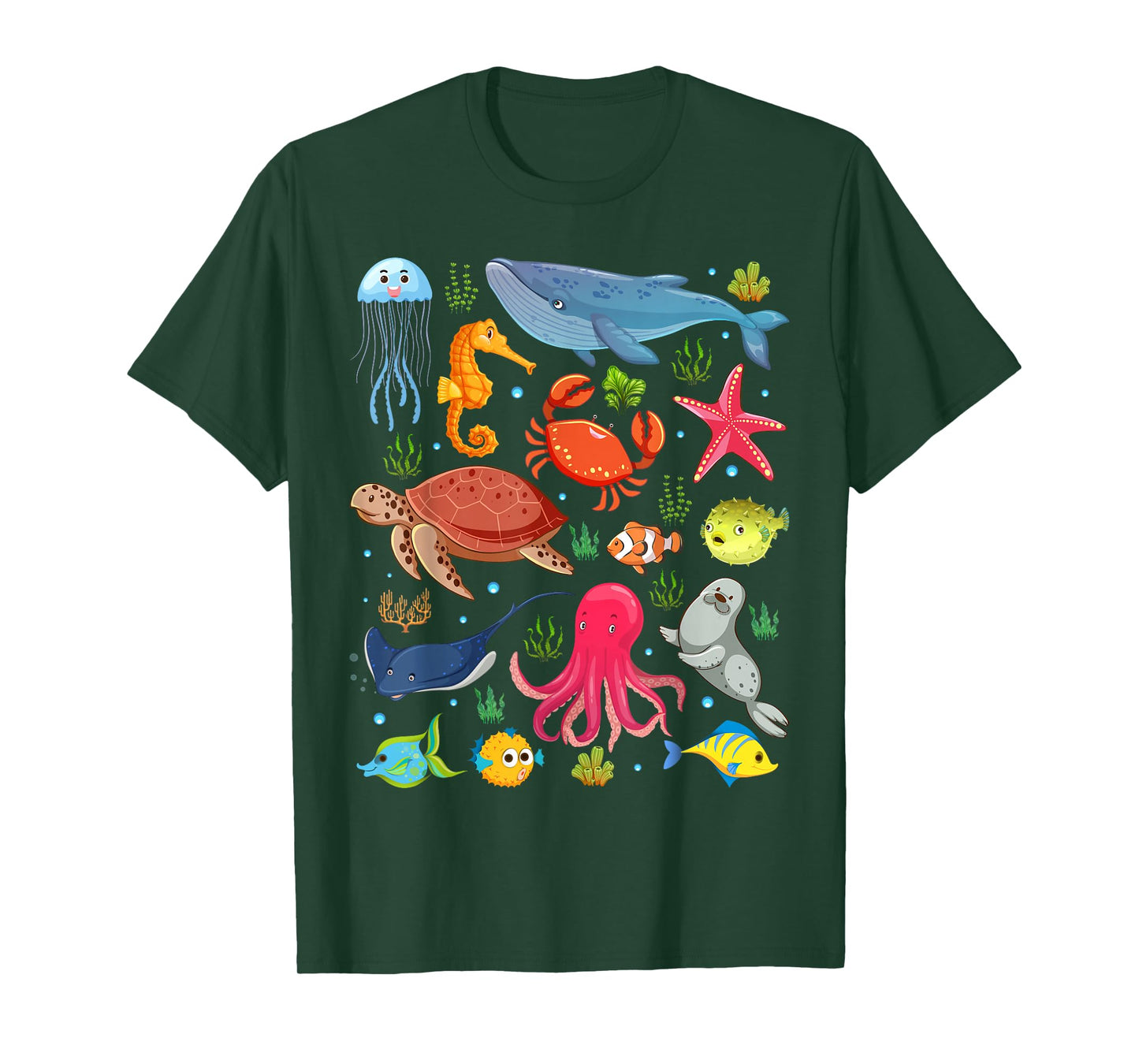 Ocean Life Sea Aesthetic Dolphin Beach 90s Vintage Graphic T-Shirt