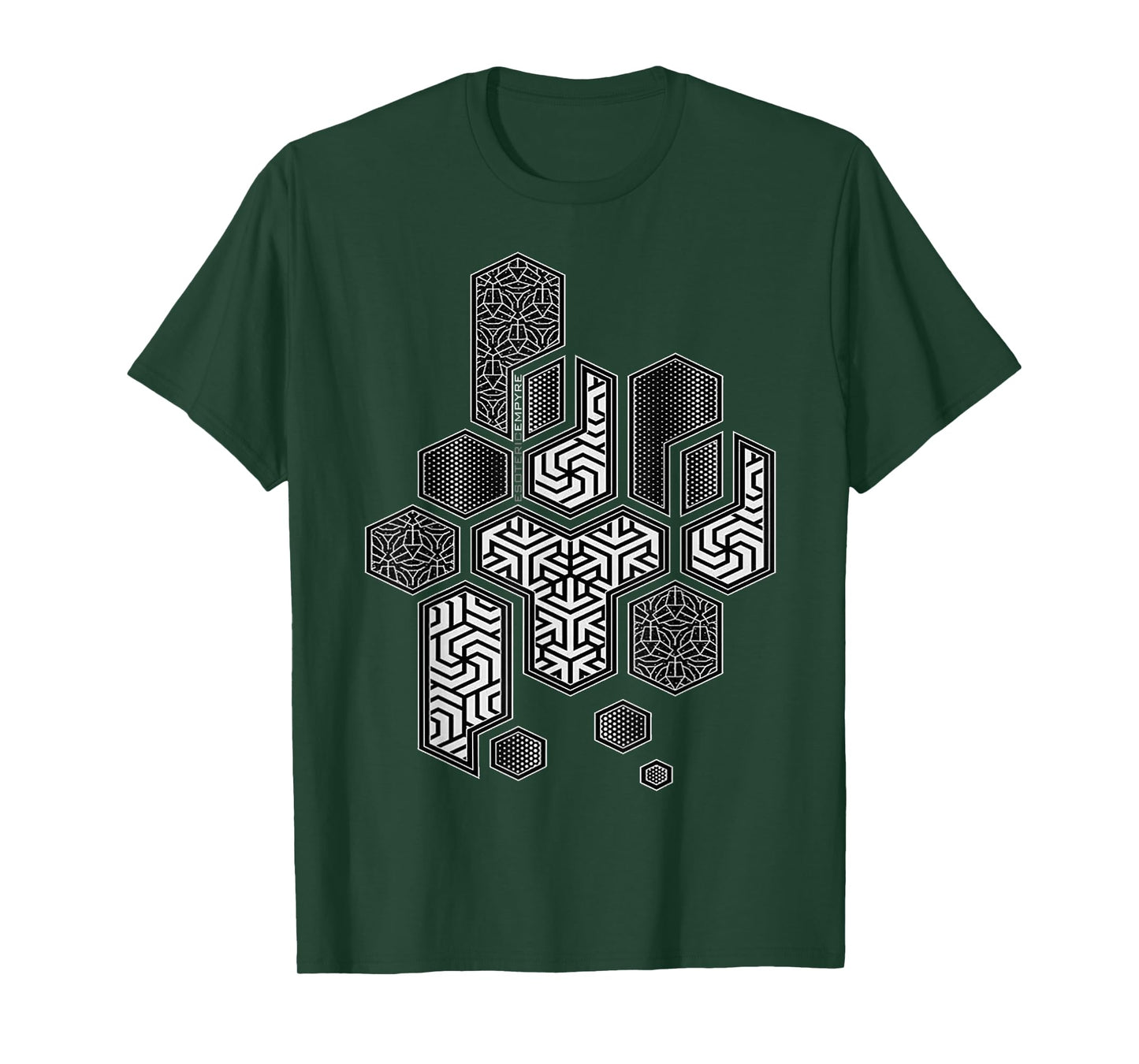 Sacred Geometry Hexagonal Pattern Chaos T-Shirt