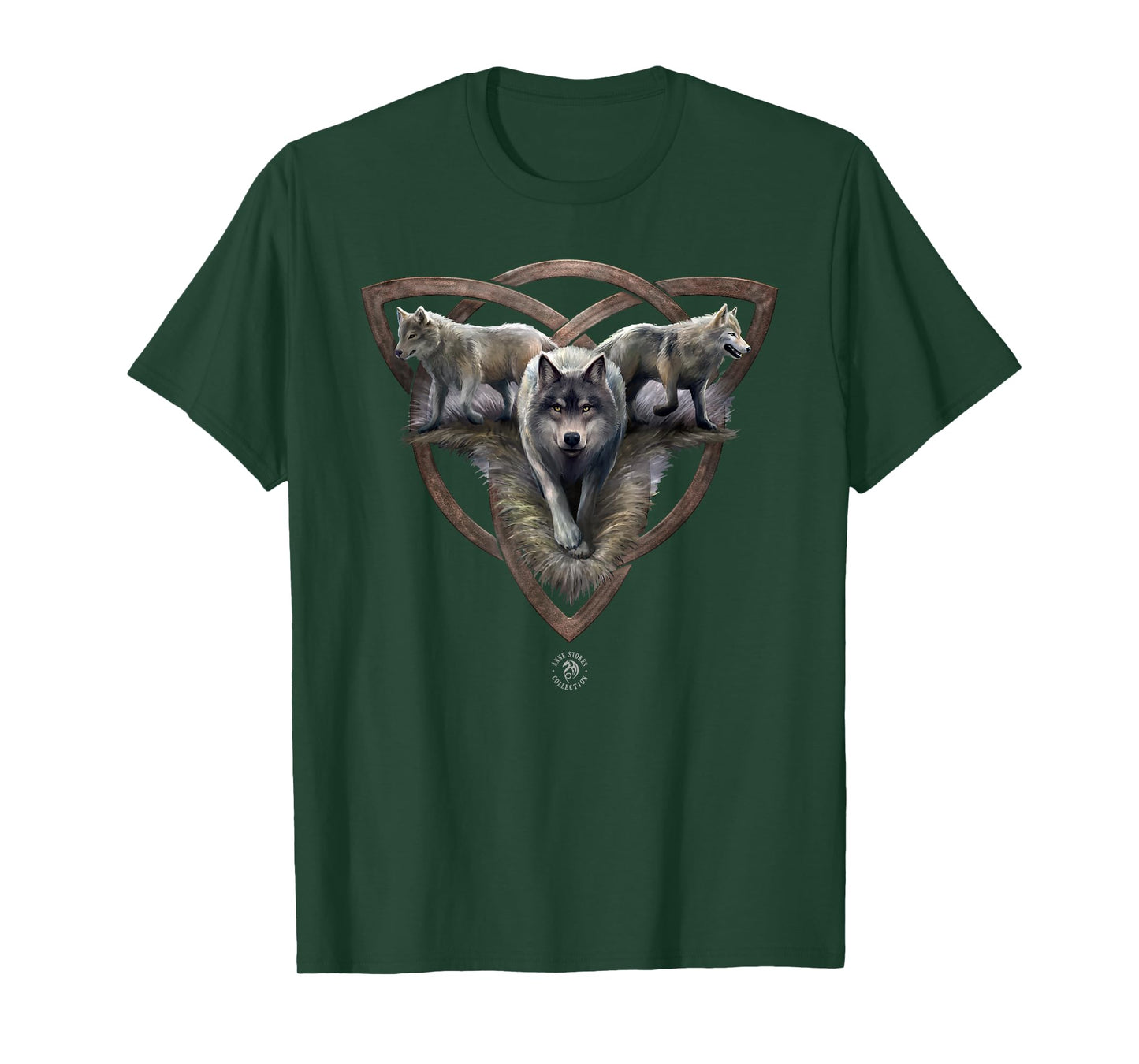 Wolf Trio Anne Stokes Collection T-Shirt