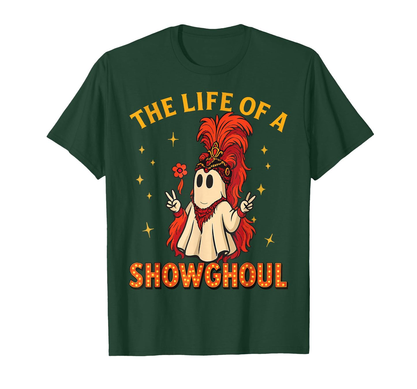 Halloween The Life of a Showghoul Funny Ghost Girl T-Shirt