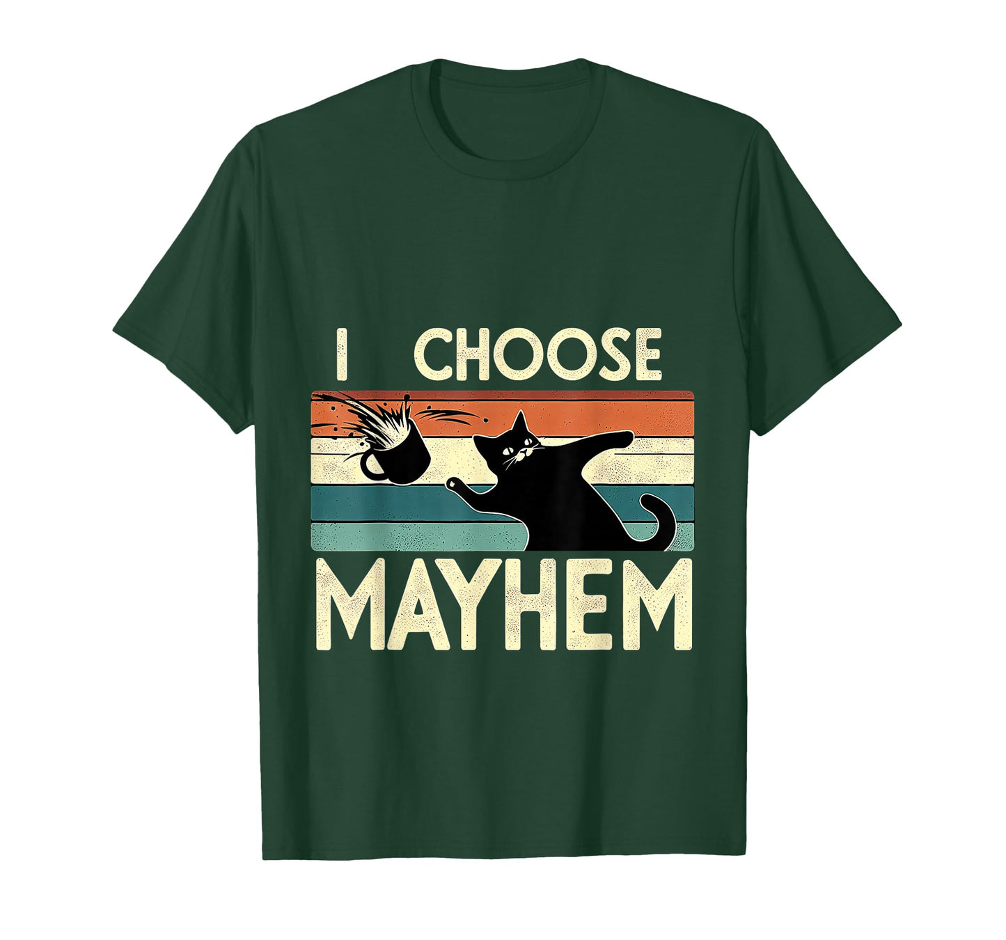 I Choose Mayhem Chaotic Energy Meme Vibes - T-Shirt
