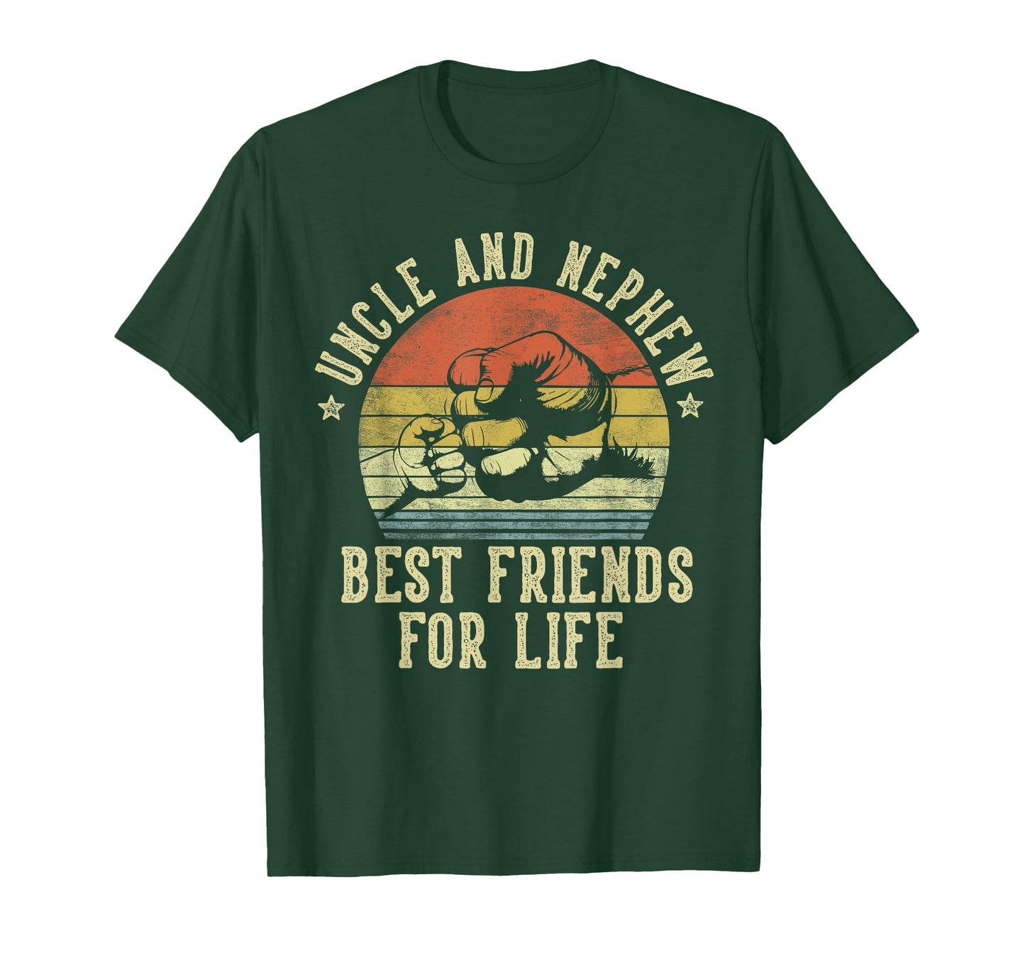 Uncle and Nephew Best Friends for Life Funny Uncle T-Shirt