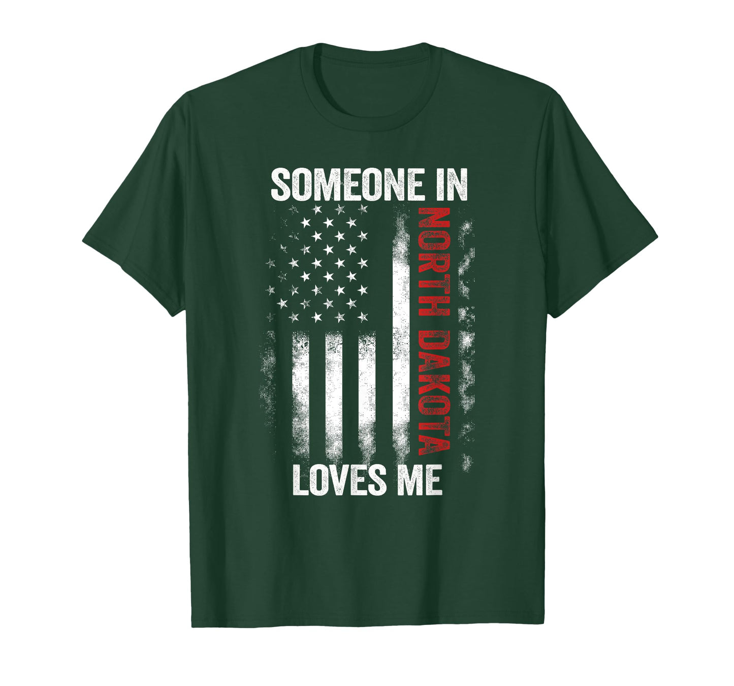 Someone In North Dakota Loves Me Peace Garden State T-Shirt