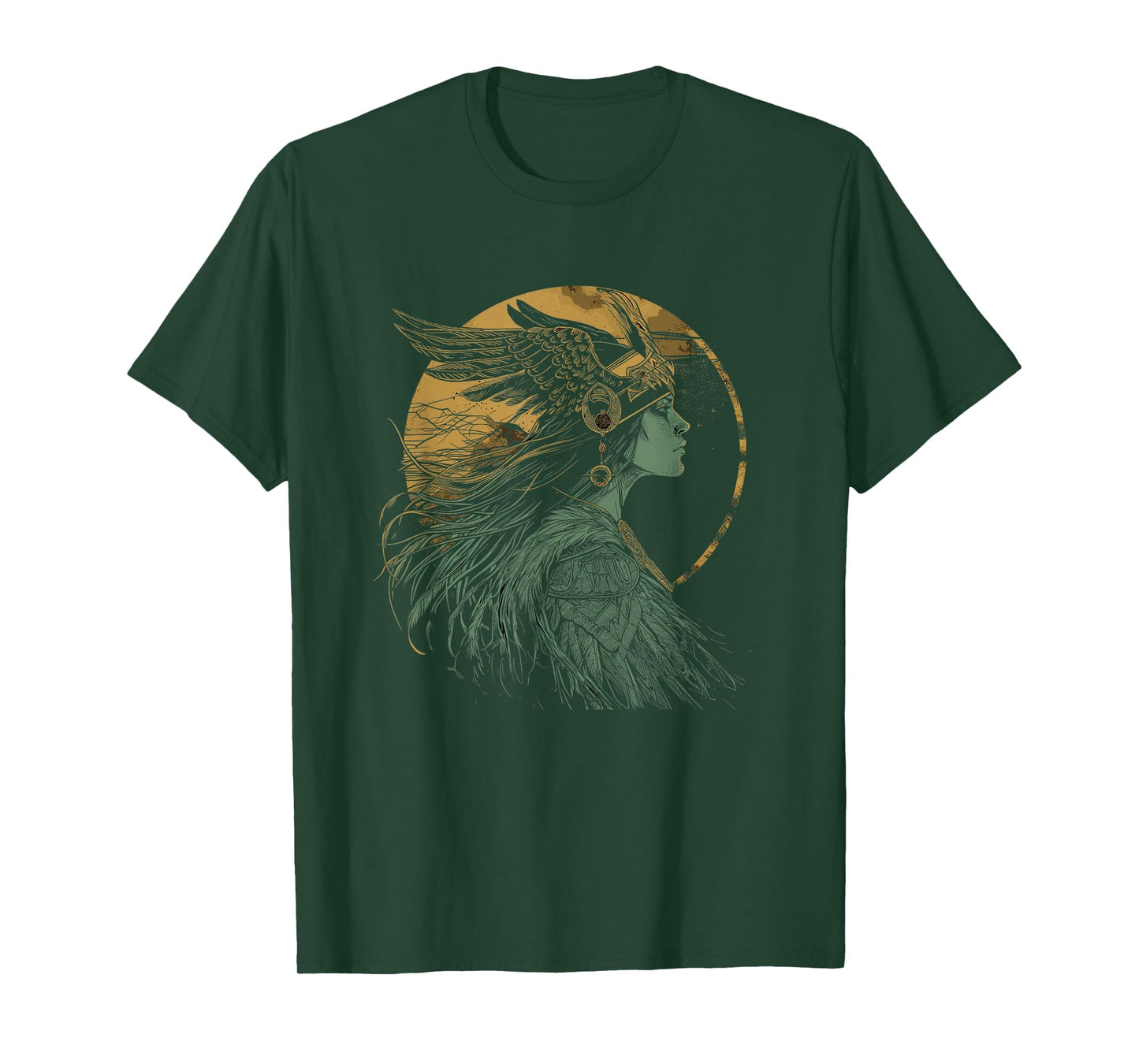 Freya Portrait Norse Gods Asatru Paganism Germanic T-Shirt