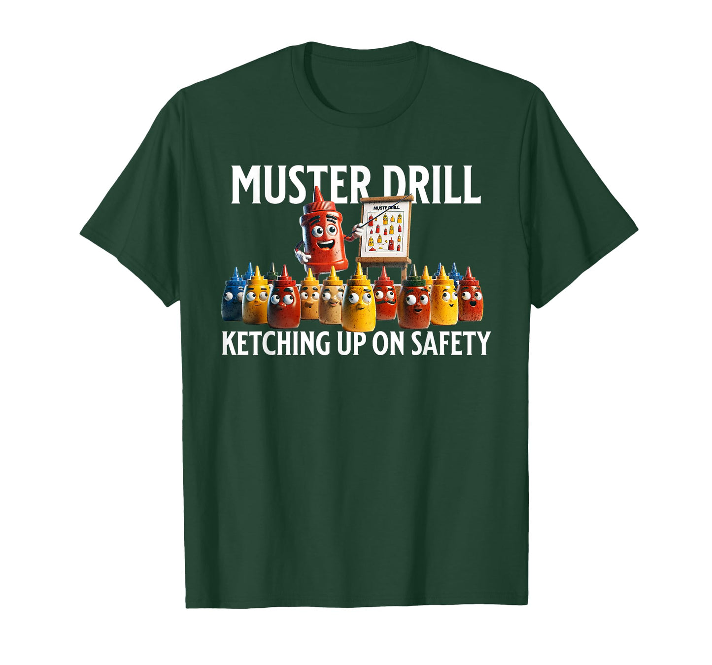 Funny Boat Cruise muster drill safety sea vacation T-Shirt