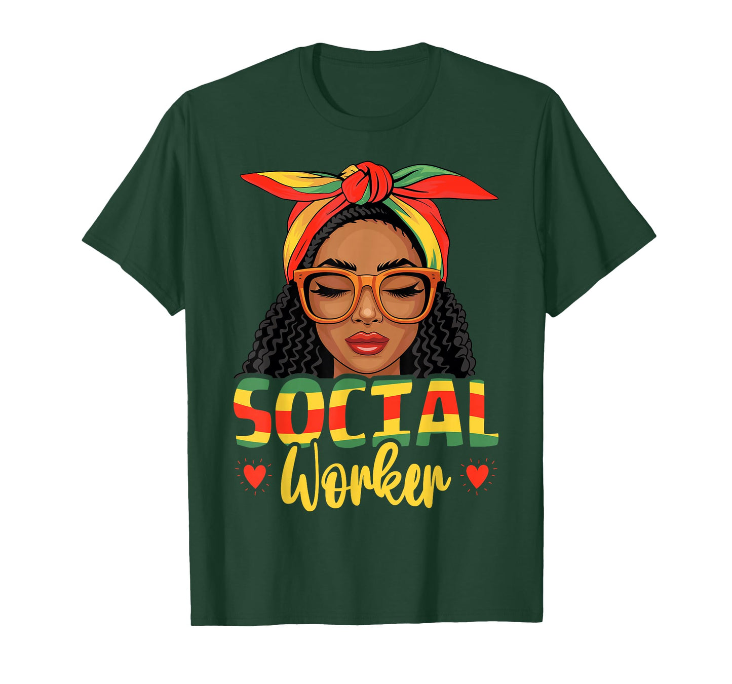 Social Worker African American Women Black History Month T-Shirt